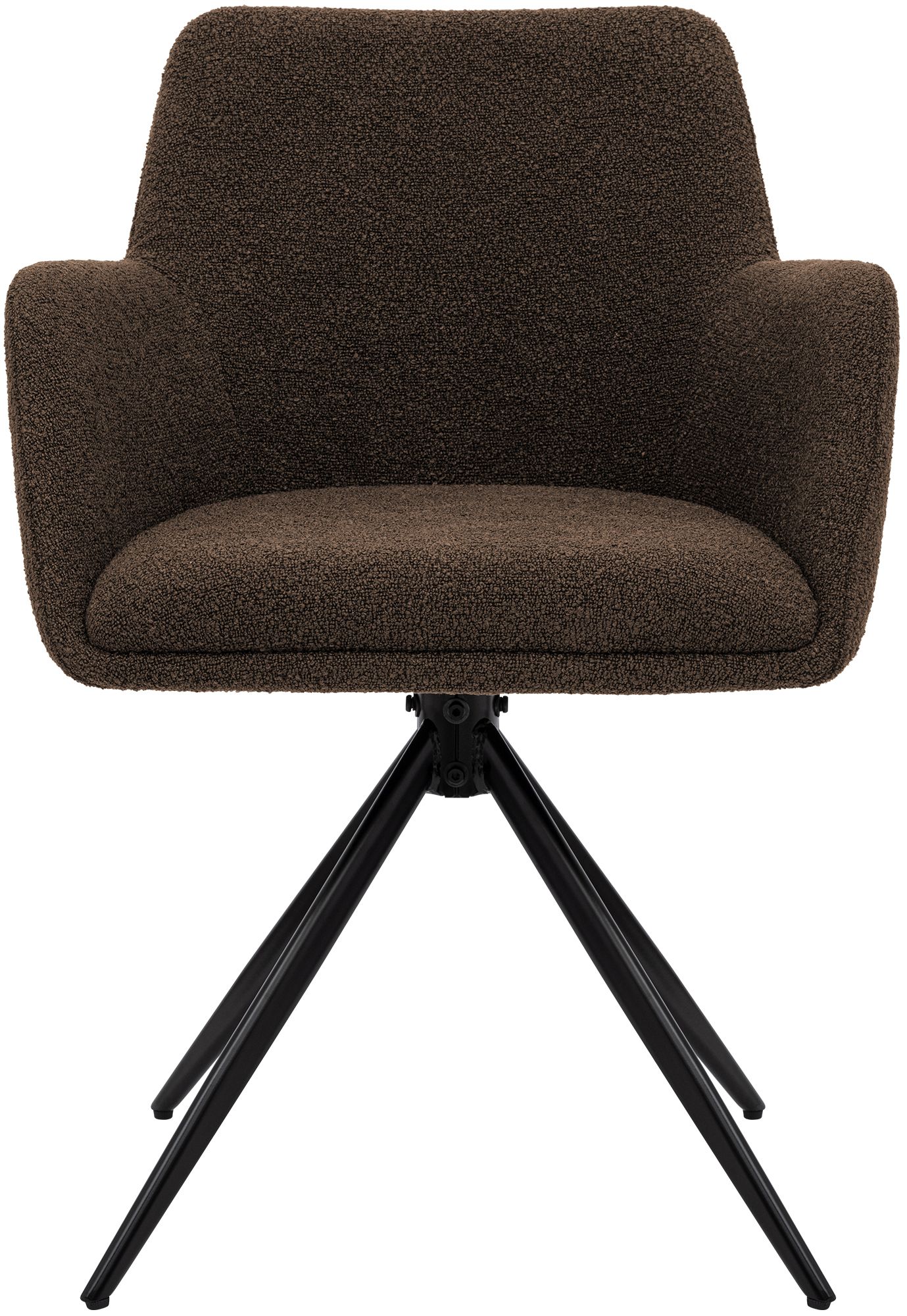 Silla de Comedor Olema de Tejido de Peluche
