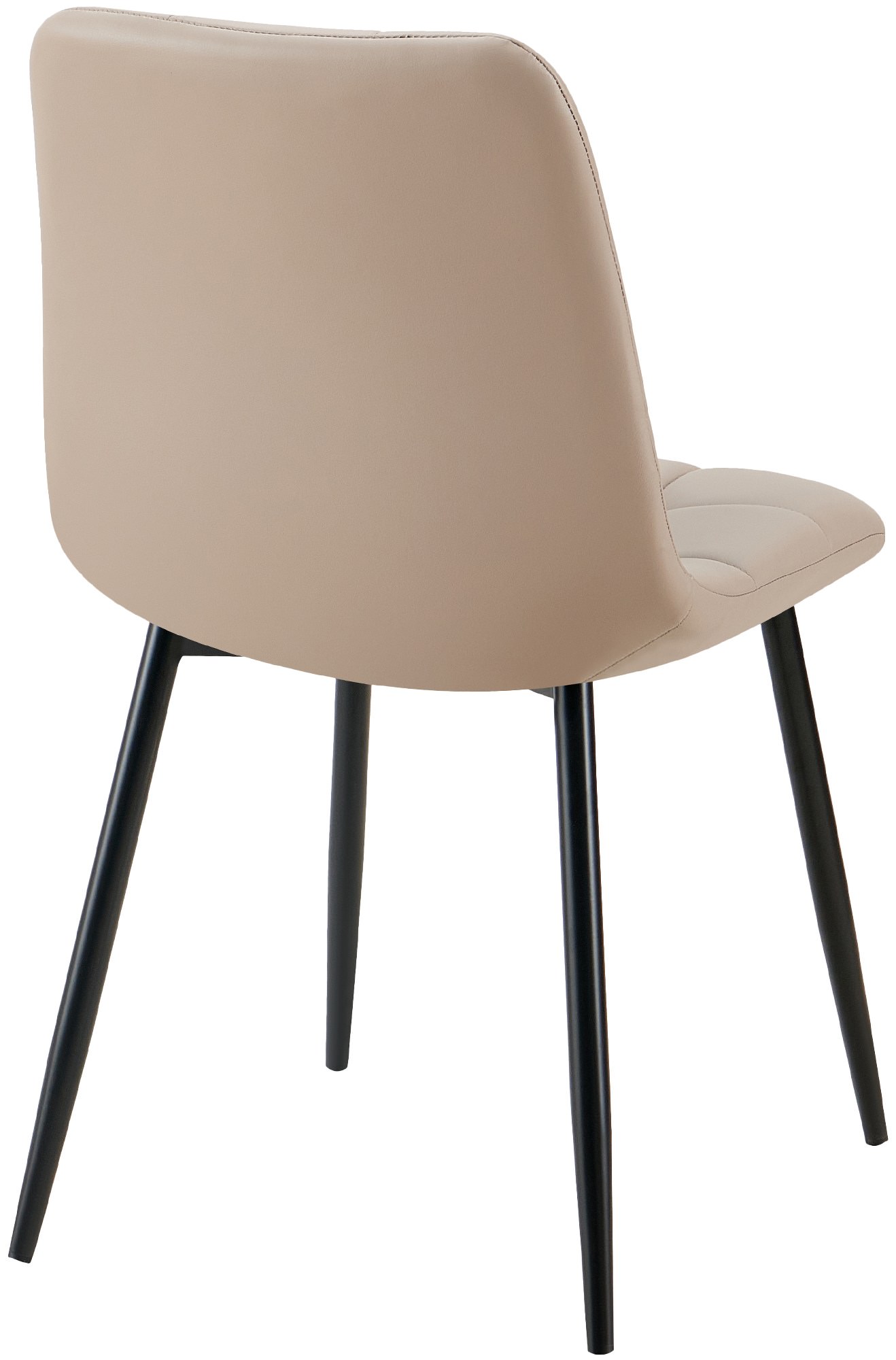 Set de 4 sillas de comedor Antibes en polipiel
