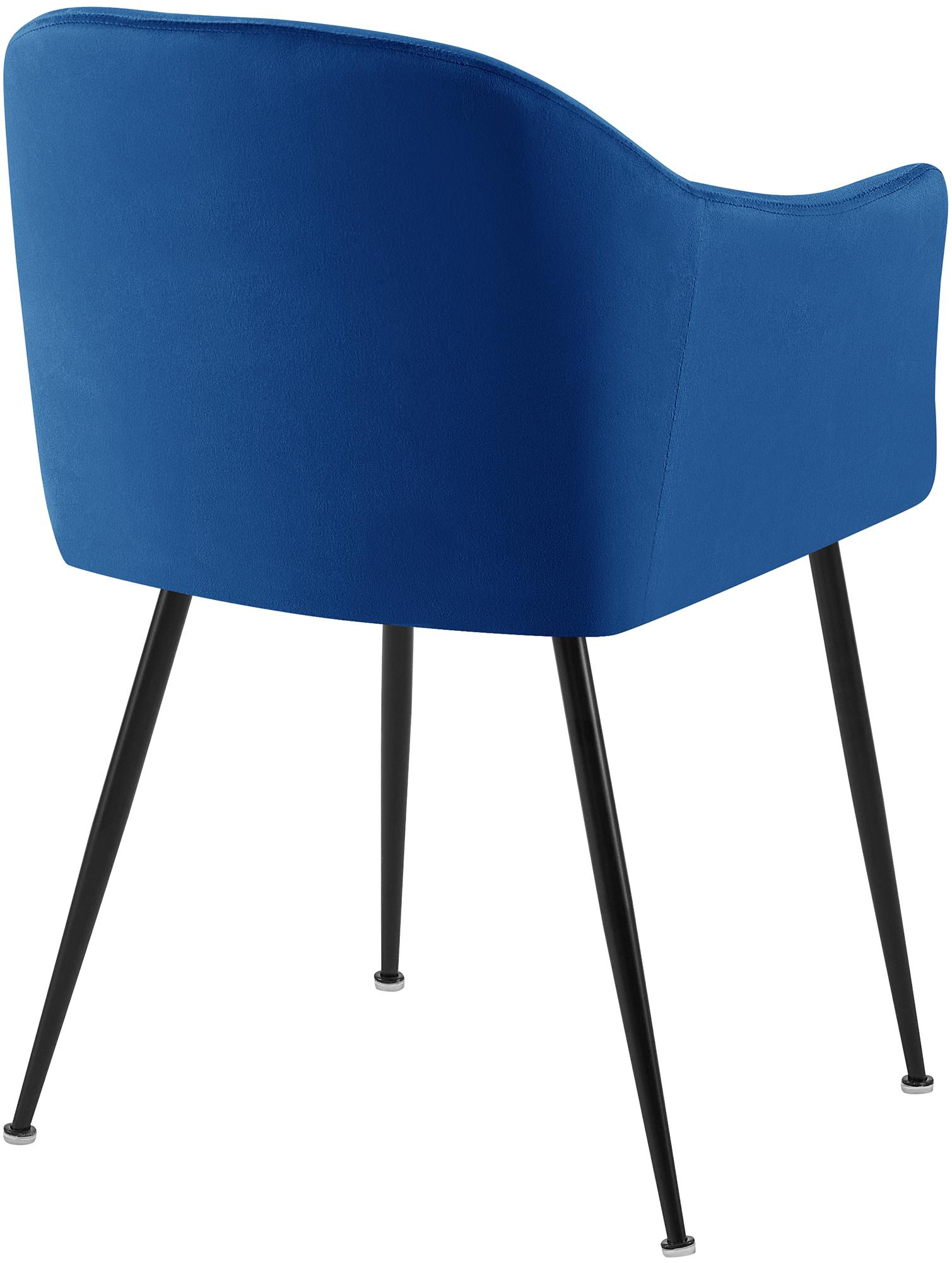 Silla de comedor de terciopelo Jaysie