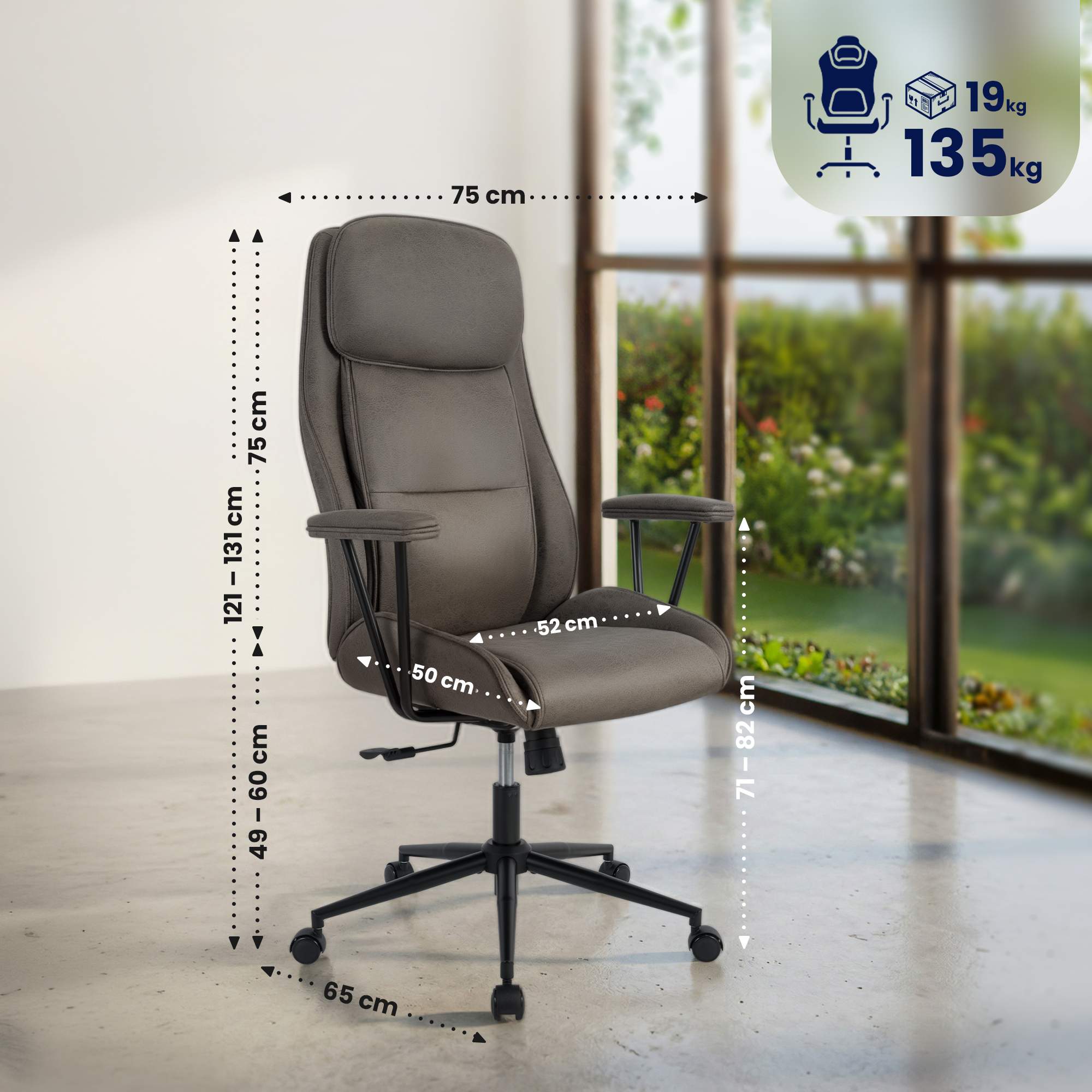 Silla de oficina Siddar