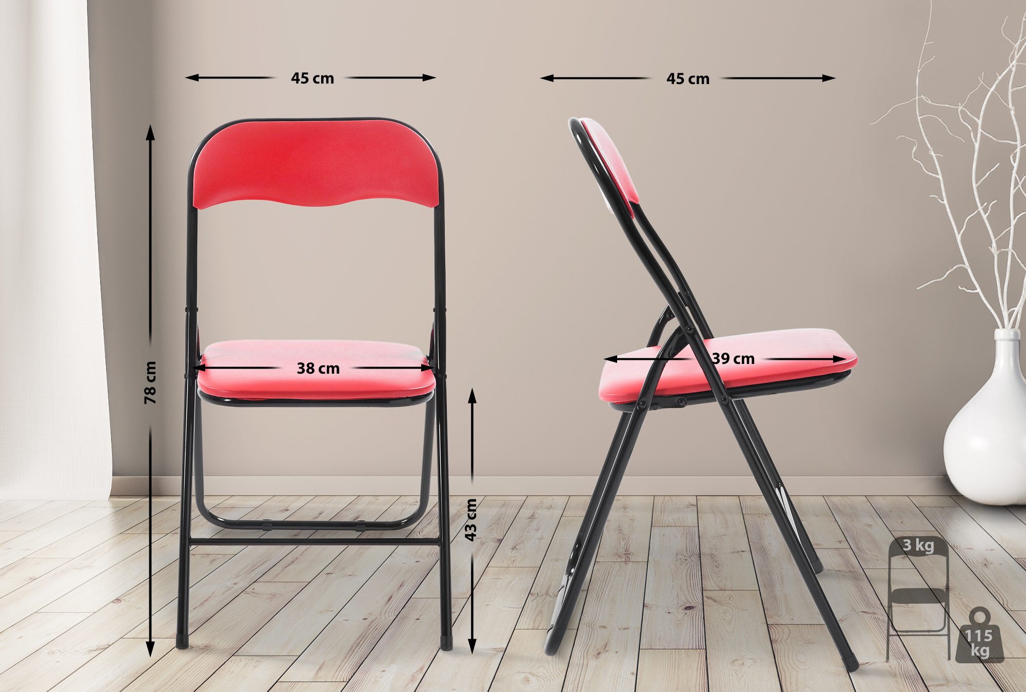 Silla plegable Felix