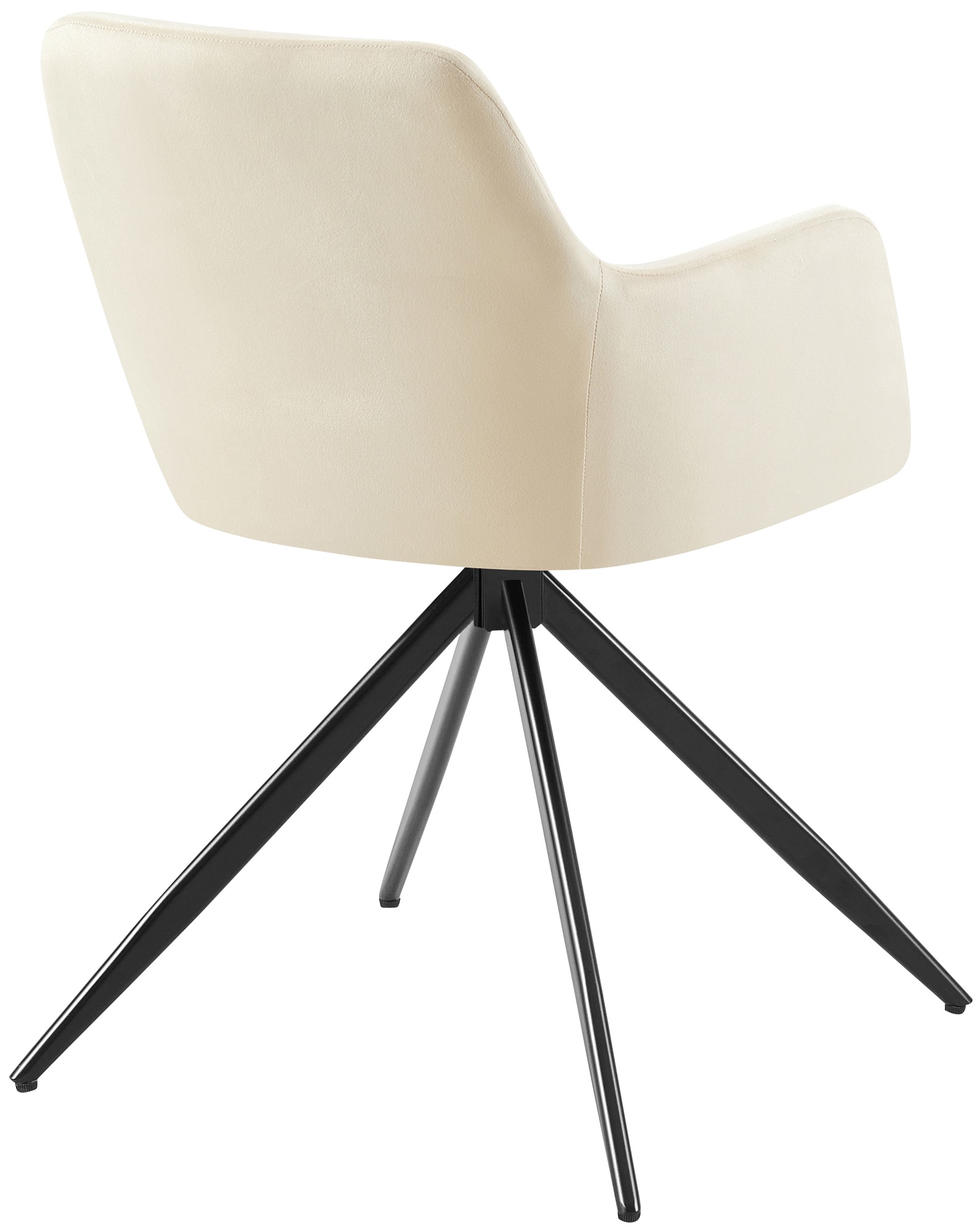 Silla de comedor Olema en terciopelo