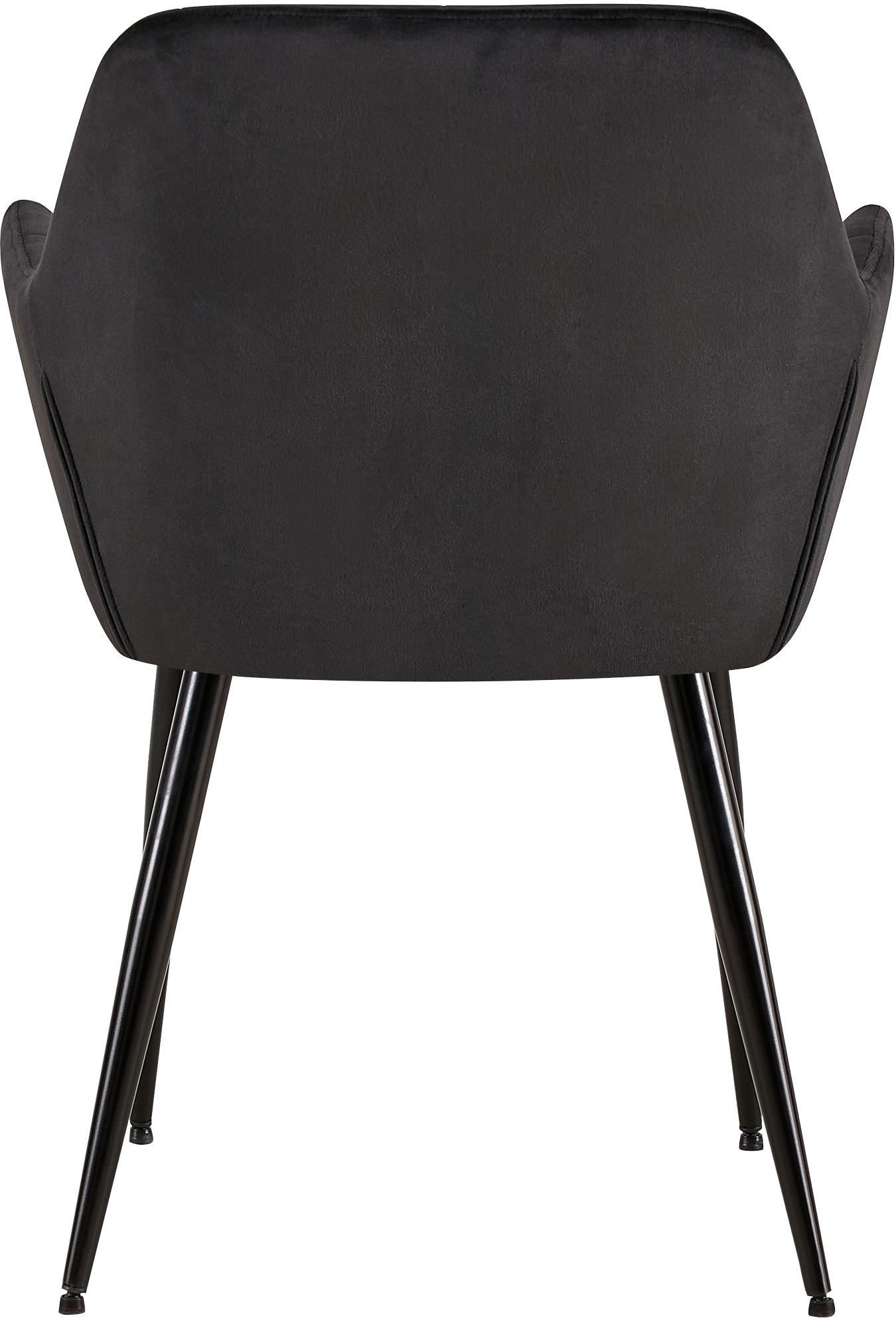 Silla de salón Emia en terciopelo