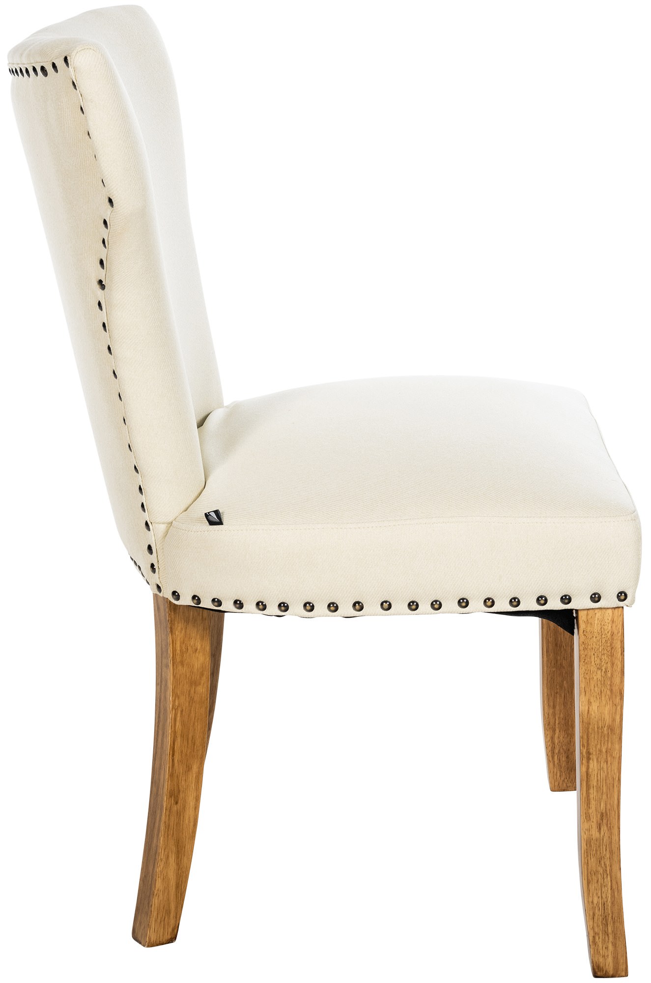 Set de 2 sillas de comedor Zadar en tela