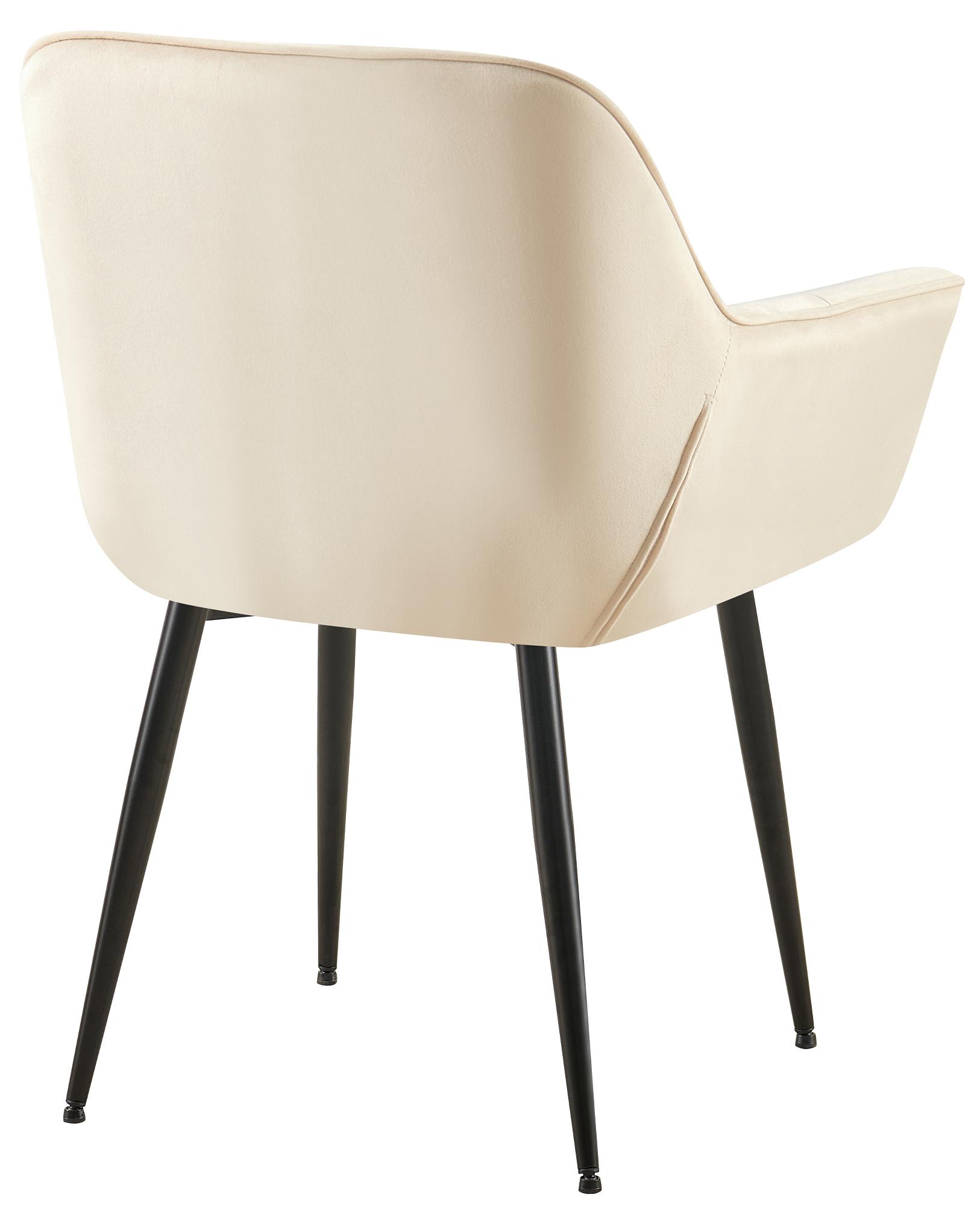 Silla de comedor Roseville en terciopelo