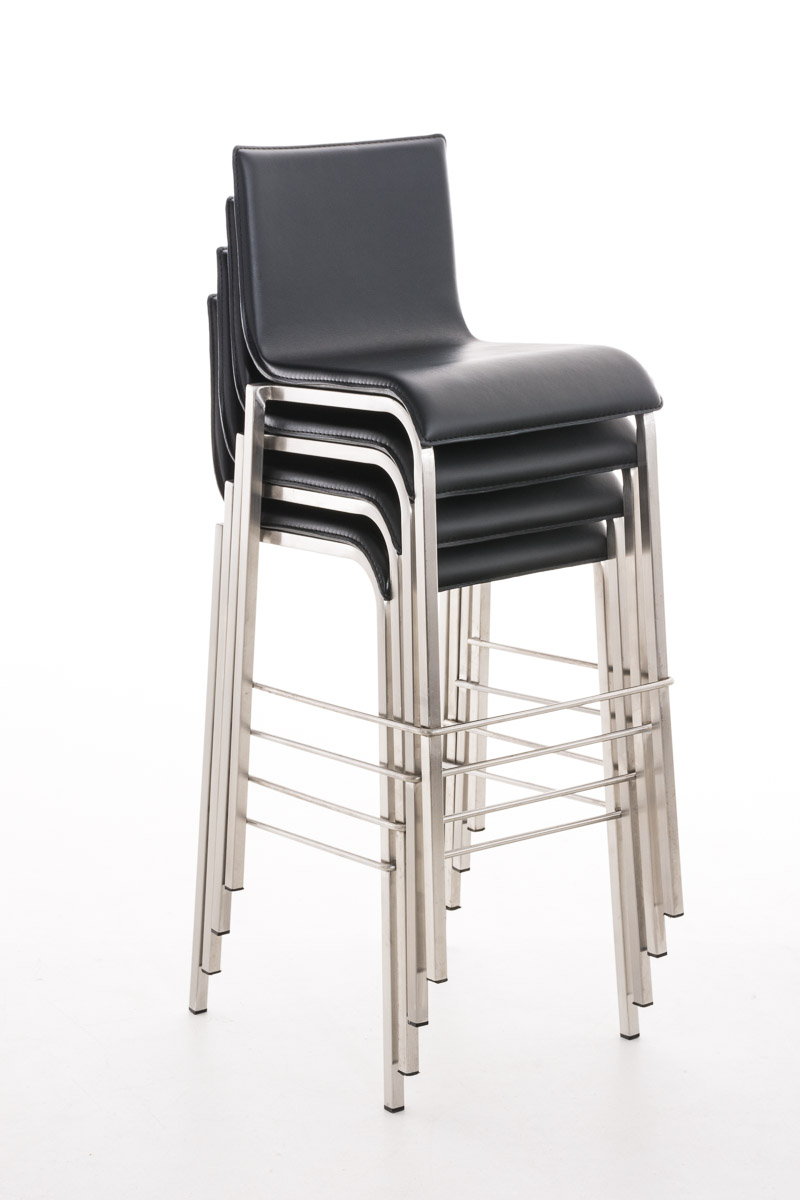 Taburete Avola con Base de Acero Inoxidable