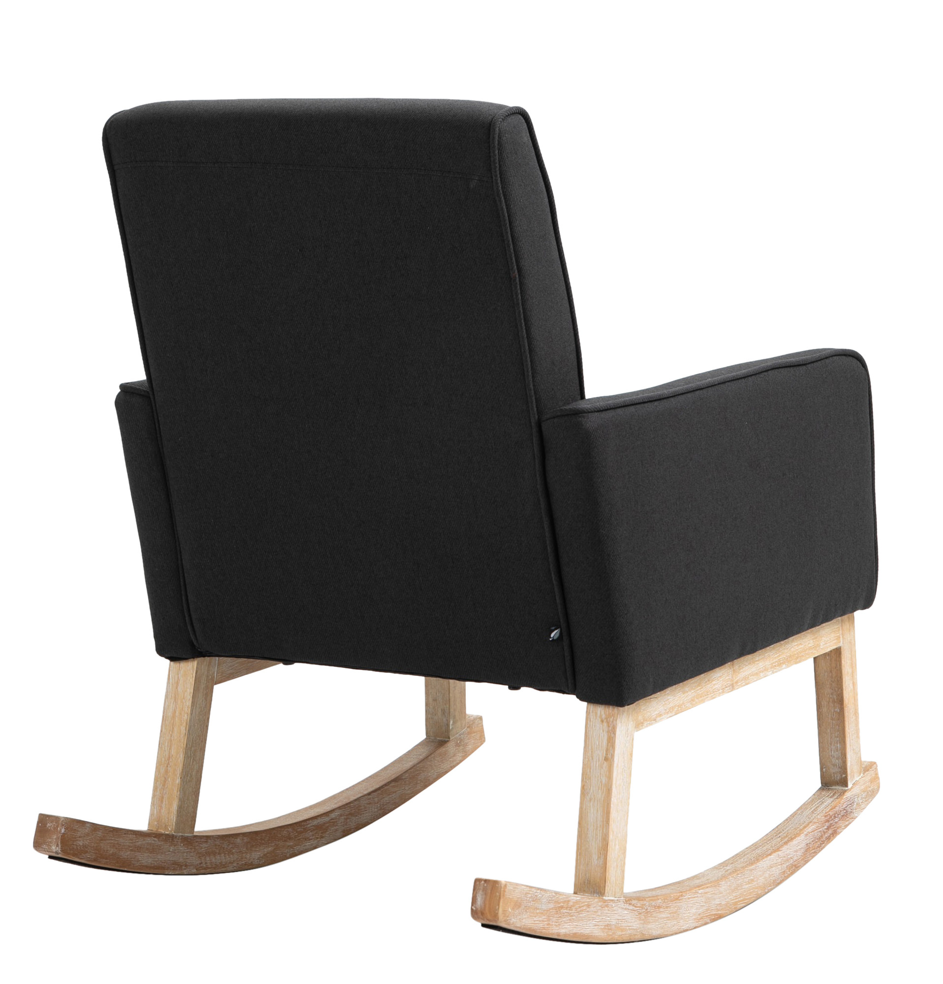 Silla mecedora Dream tapizada en tela