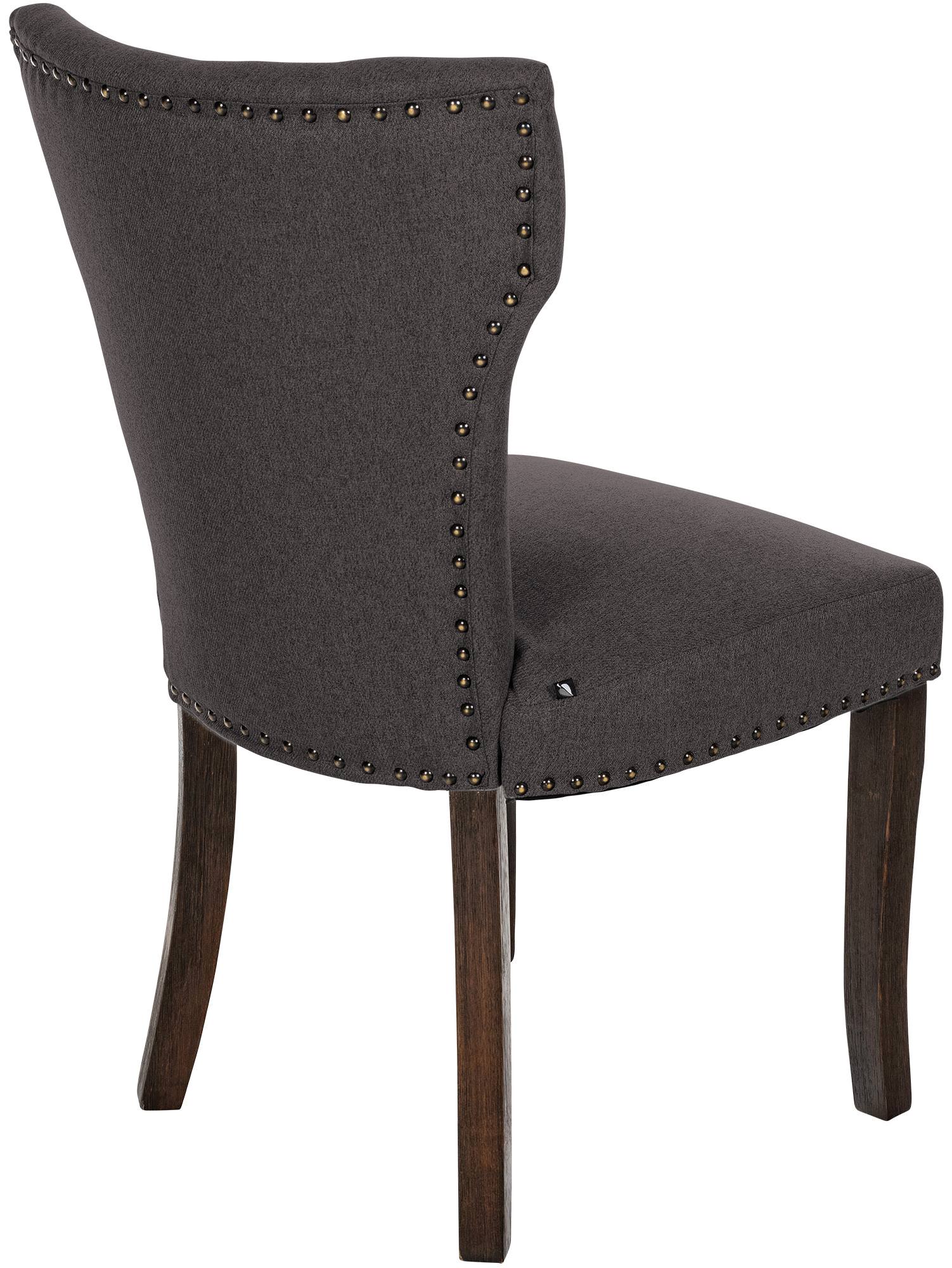 Set de 2 sillas de comedor Zadar en tela