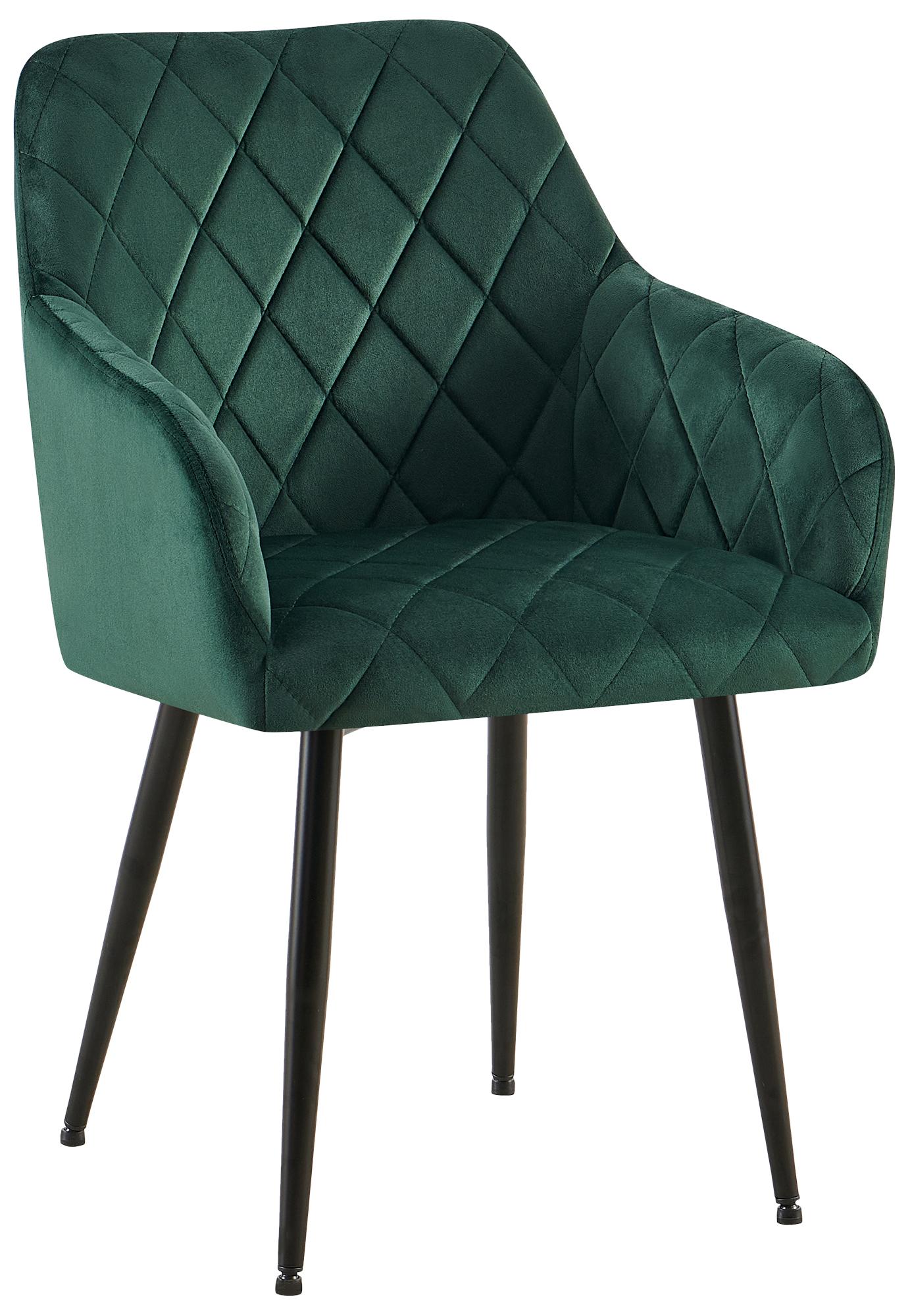 Silla de comedor Monett terciopelo