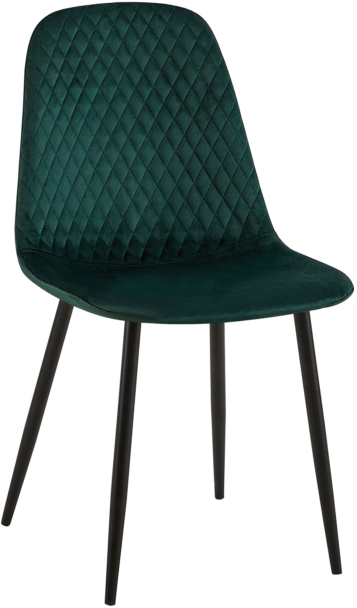 Set de 4 sillas de comedor Giverny en tela o terciopelo
