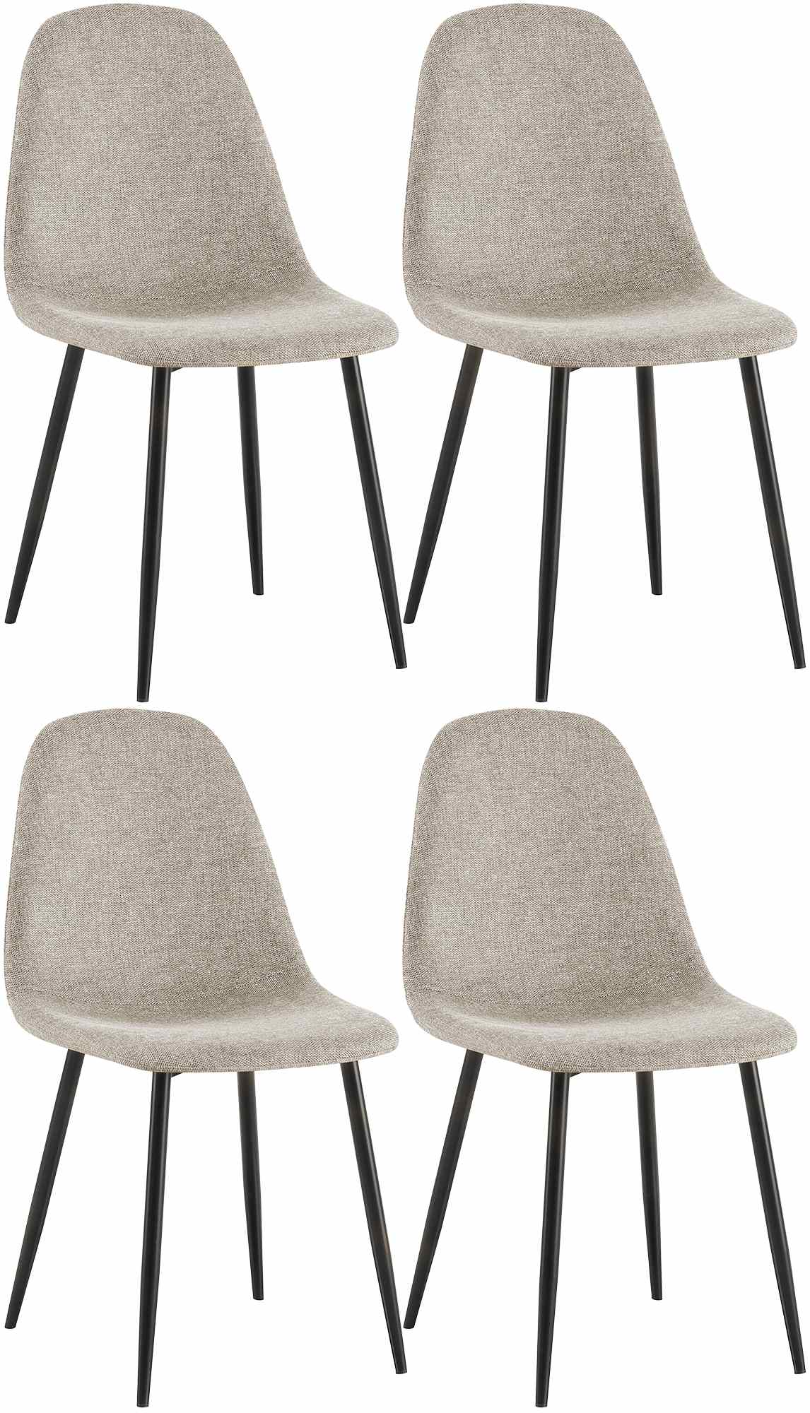 Conjunto de 4 sillas de comedor Napier