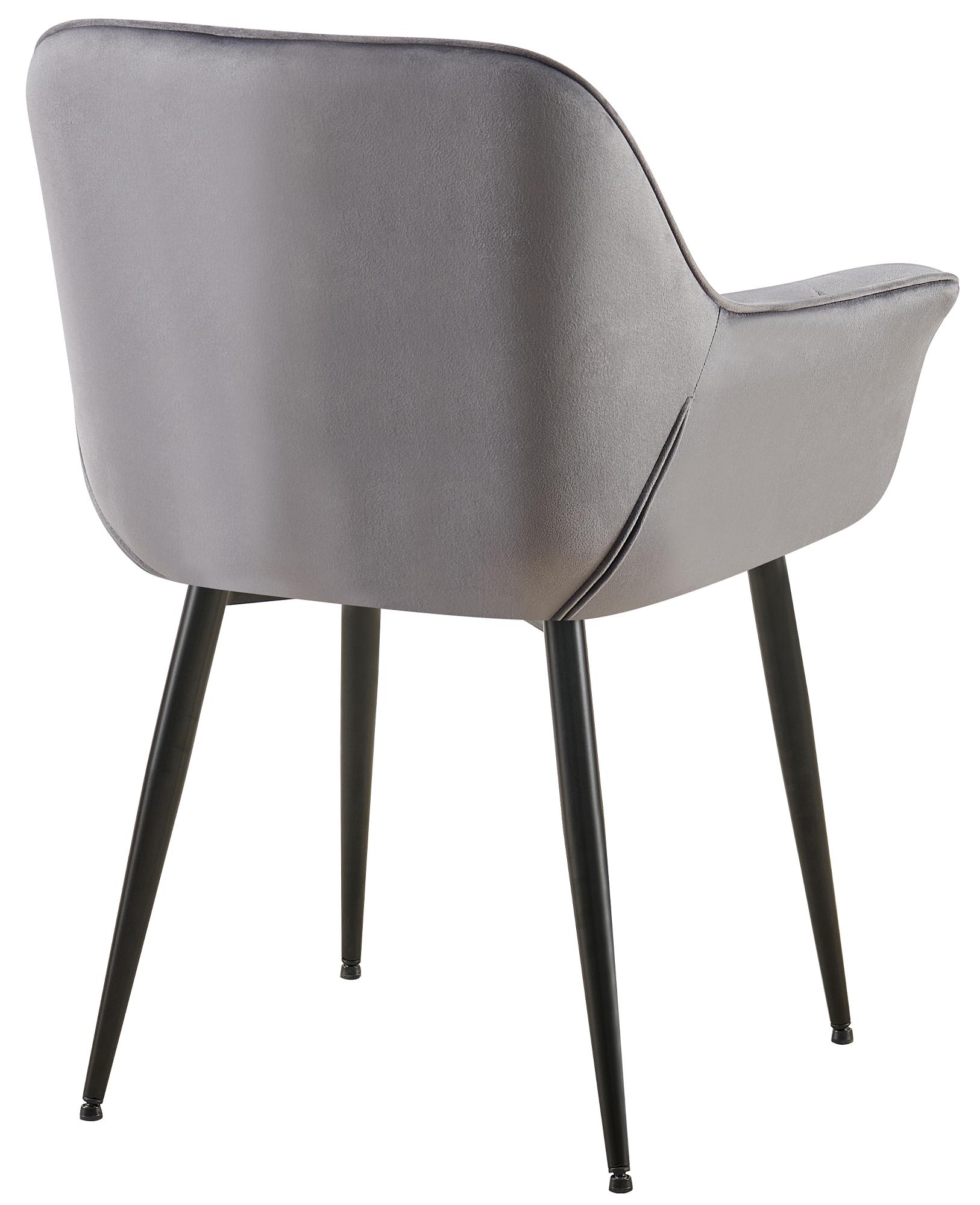 Silla de comedor Roseville en terciopelo