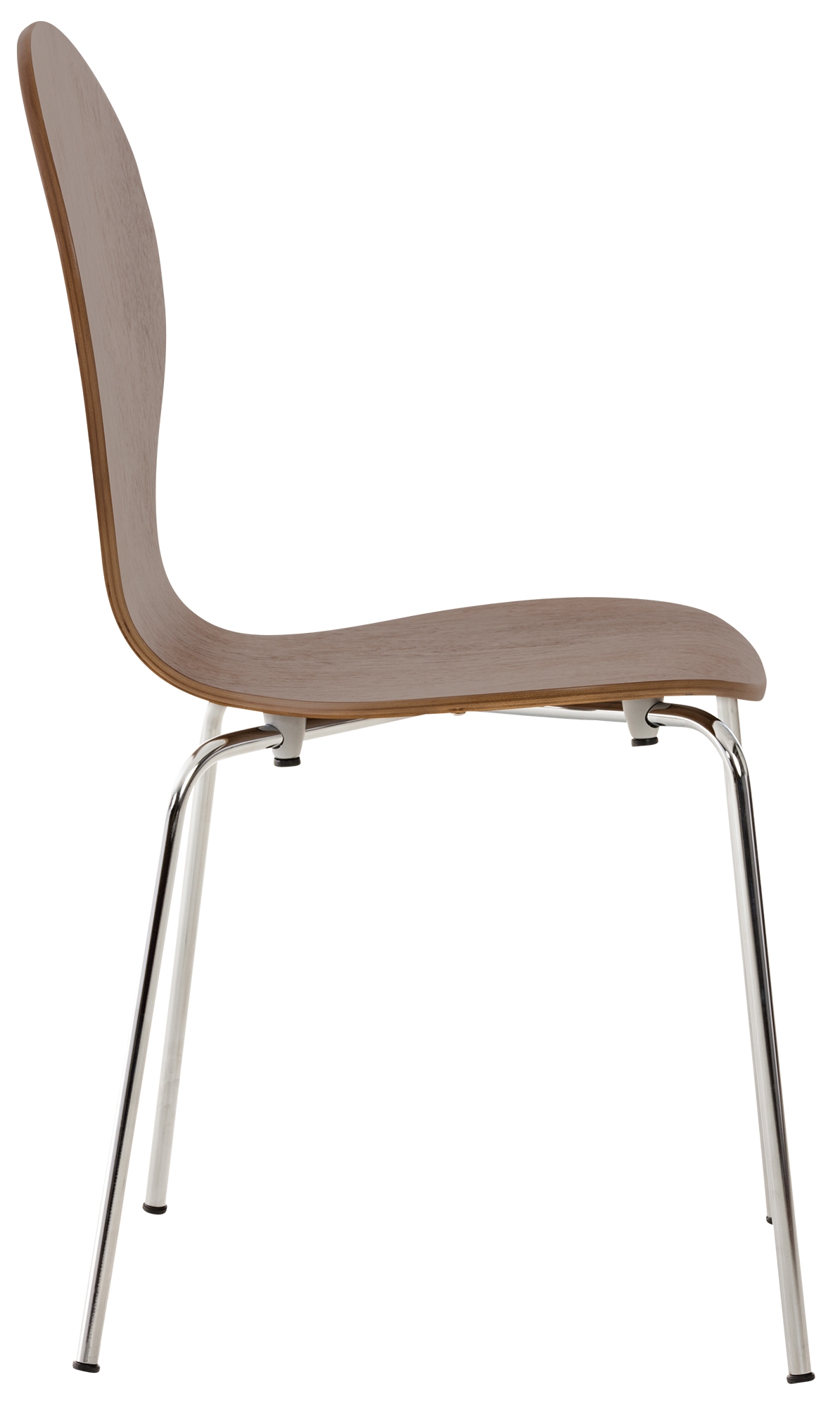 Silla De Comedor Apilable Diego Nogal
