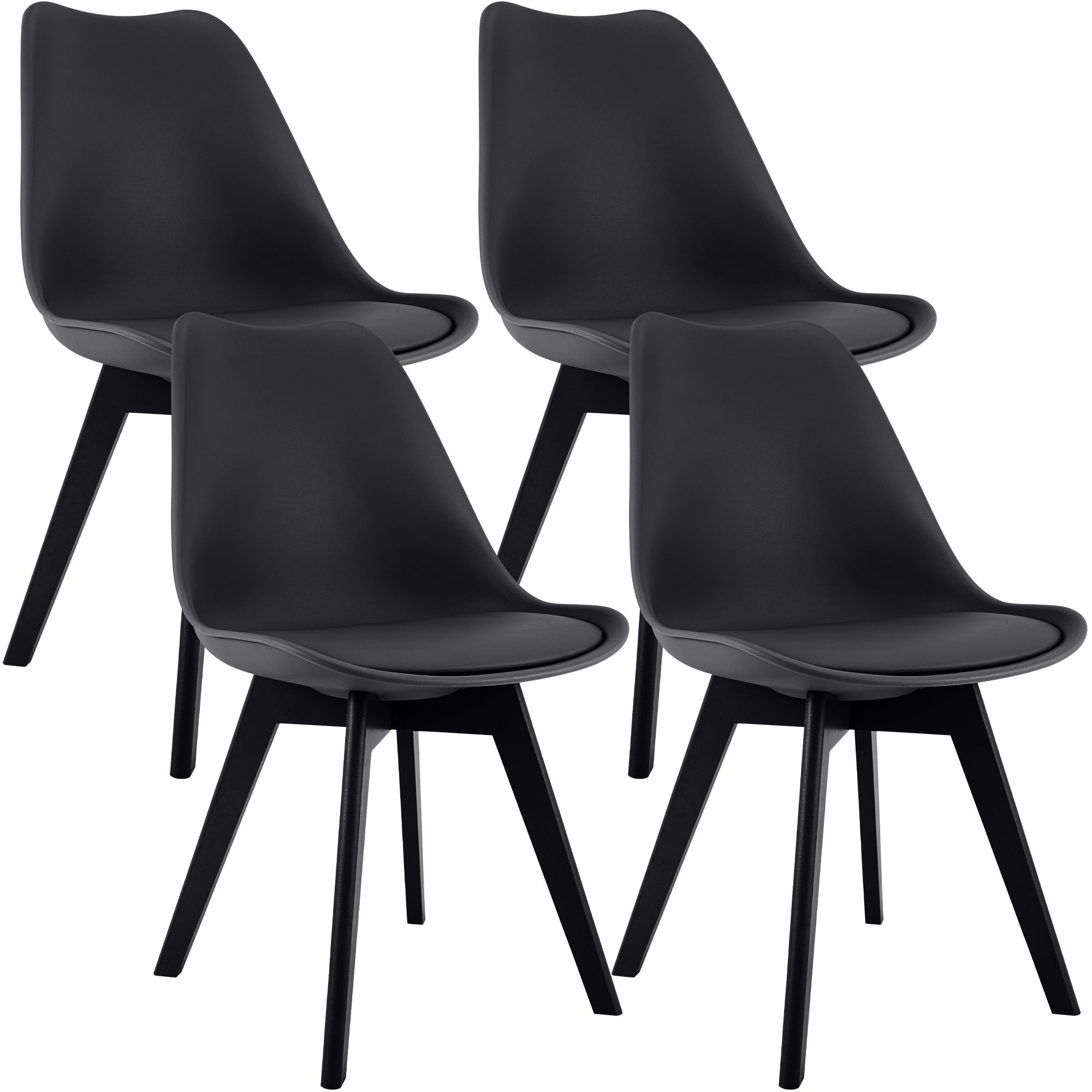 Juego de 4 sillas de comedor Linares