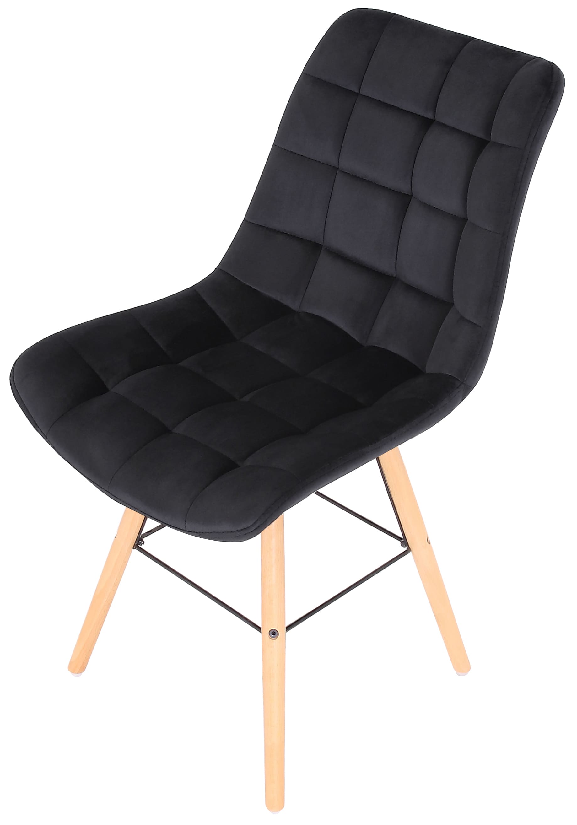 Silla de comedor Leni en terciopelo
