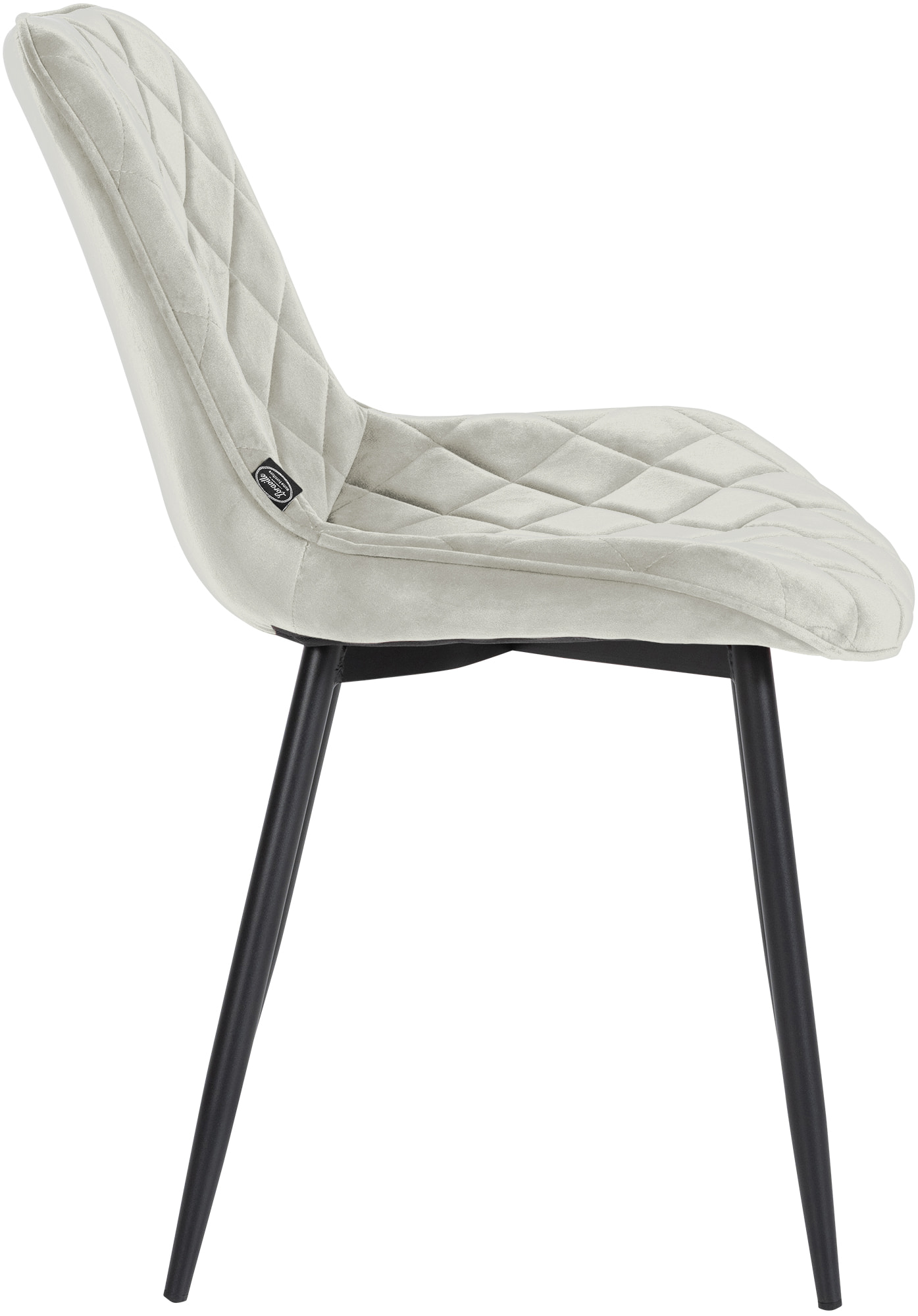 Set de 4 sillas de comedor Springs en terciopelo