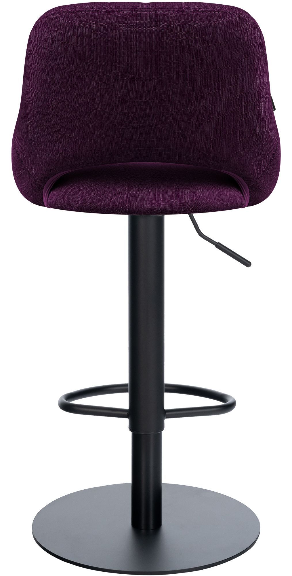 Taburete de bar Milet negro con base extra pesada