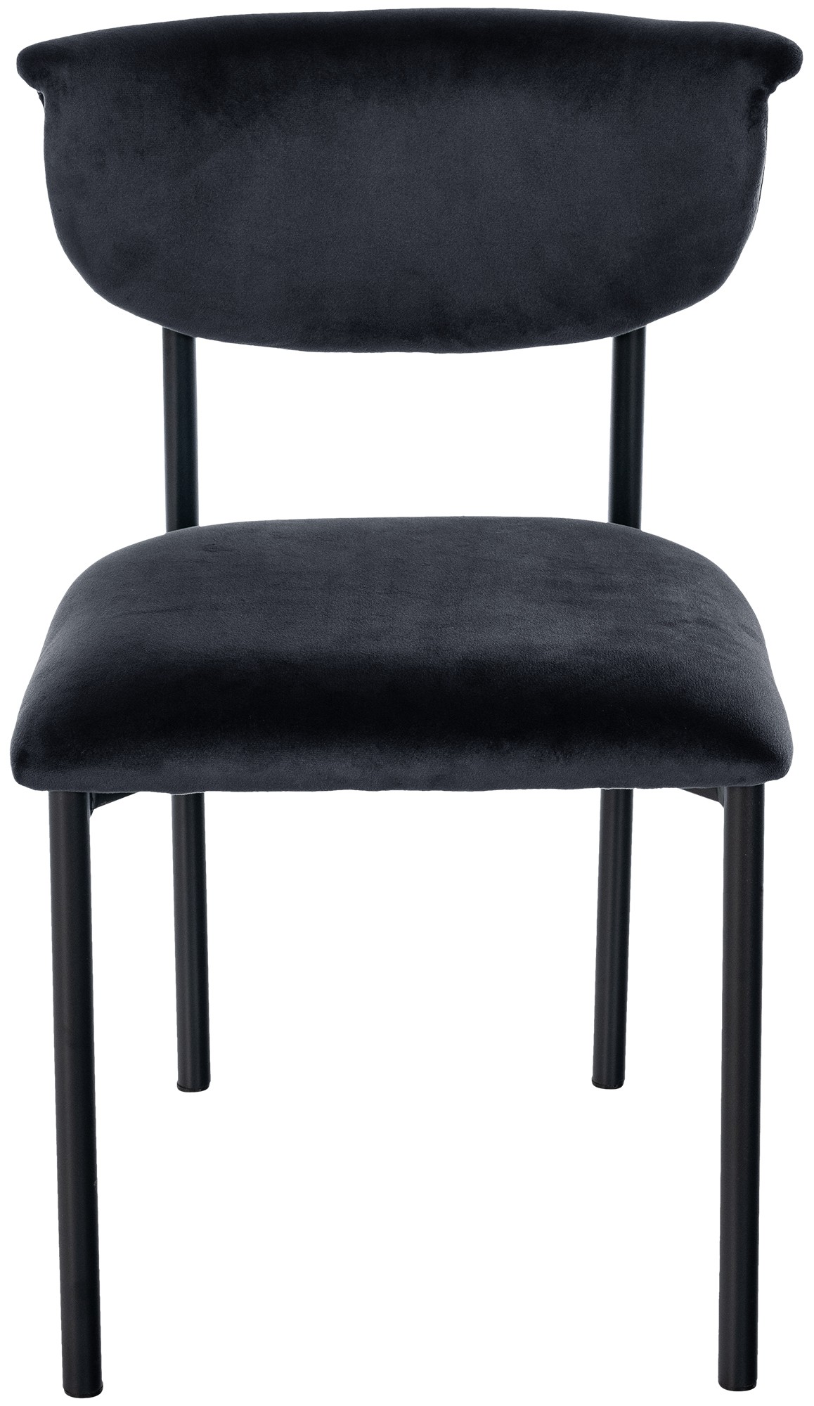 Juego de 2 sillas de comedor Gambell terciopelo