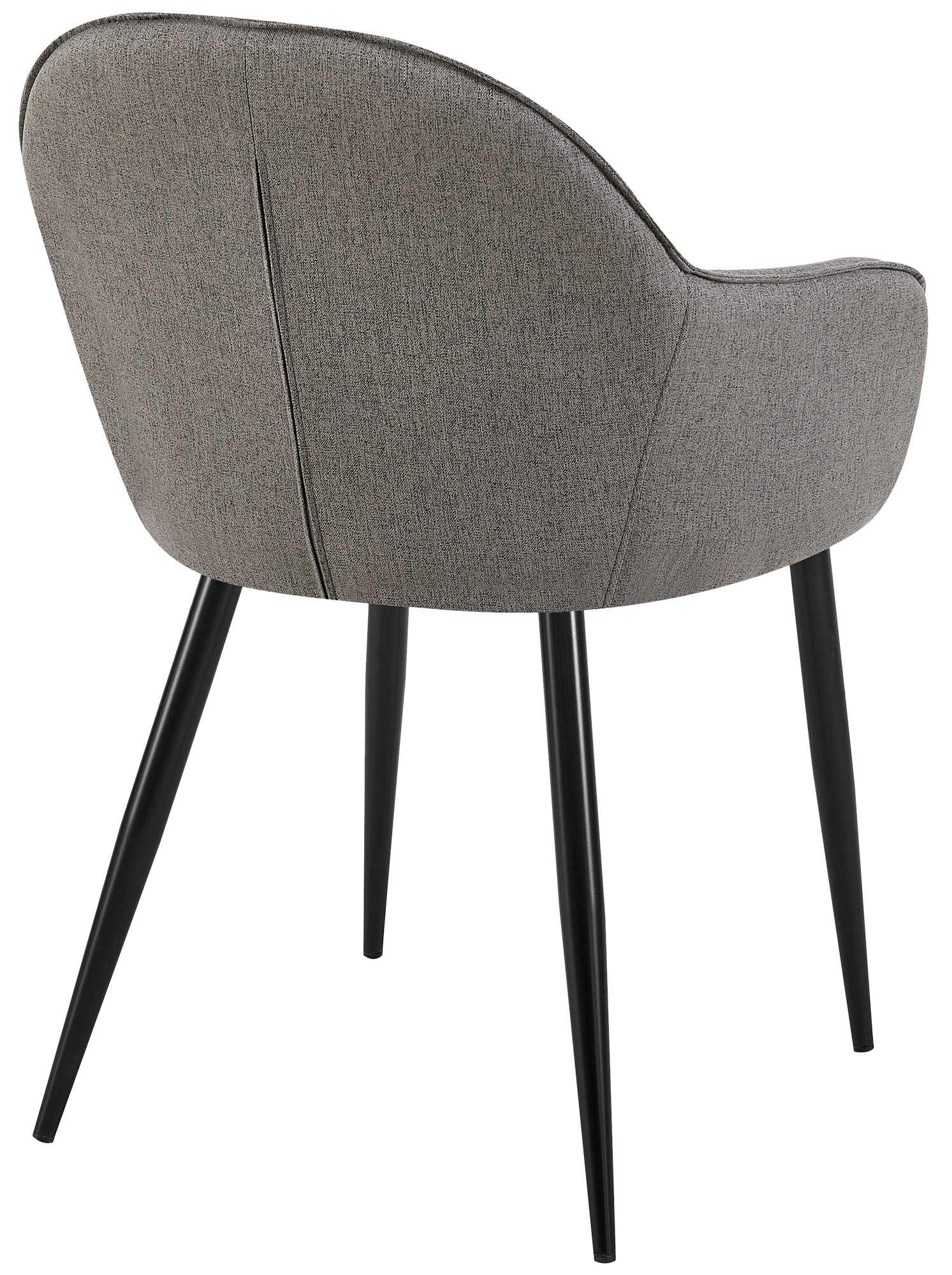 Silla de comedor Boise tapizada en tela