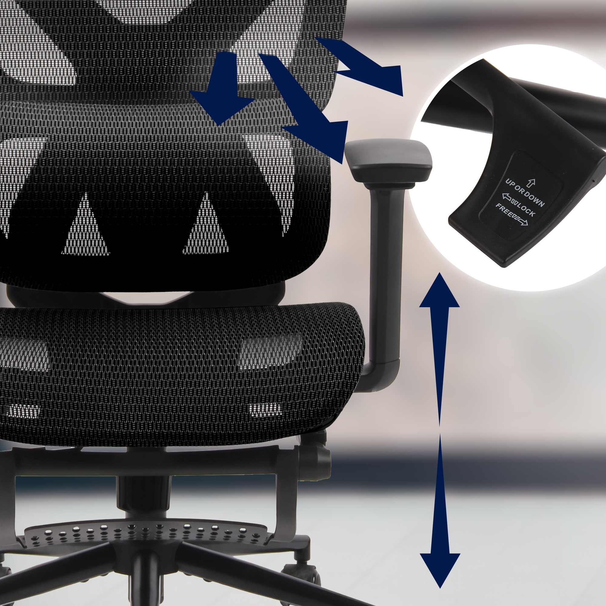 Silla de oficina Reston