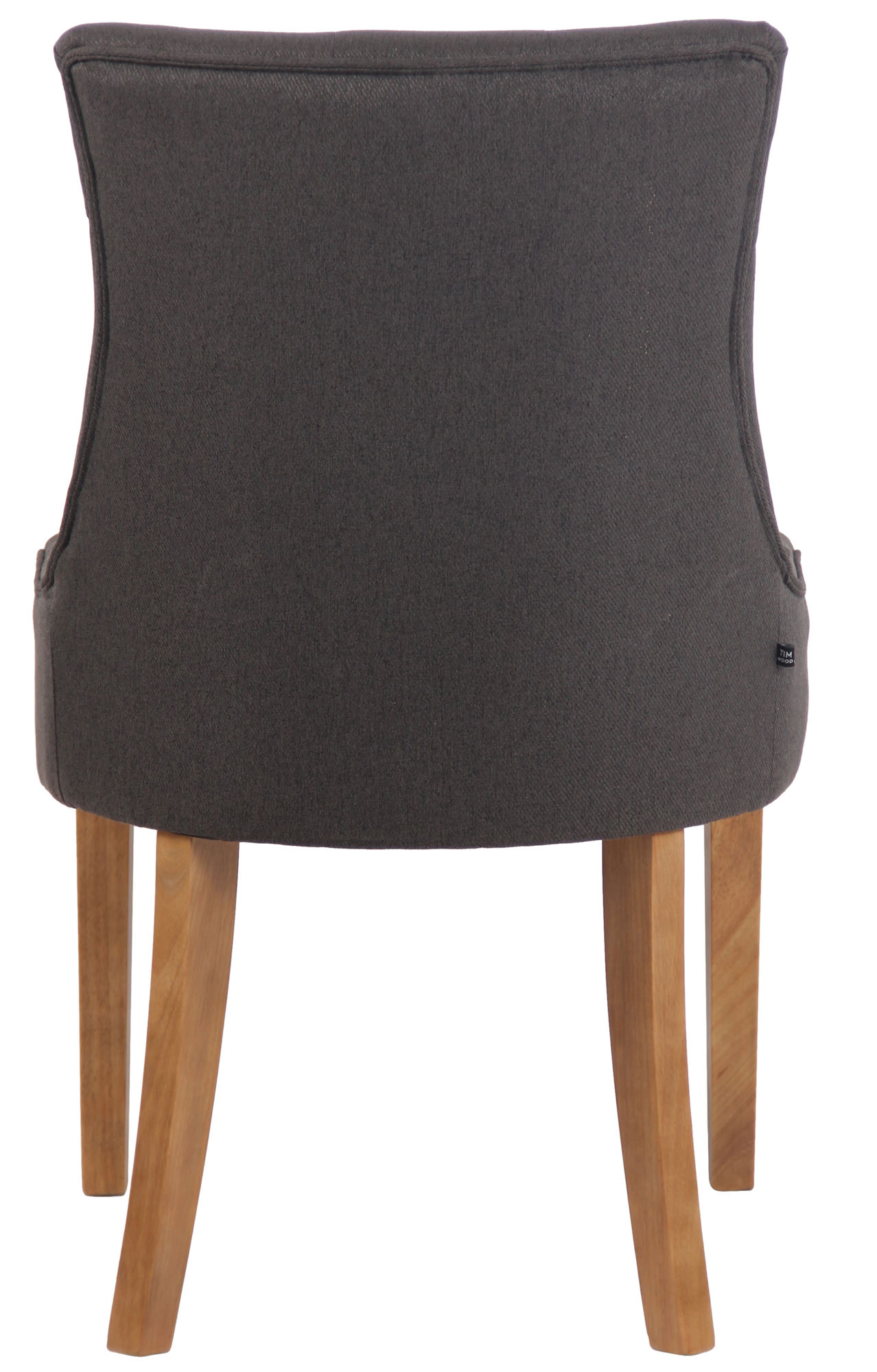 Silla De Comedor Inverness De Tela En Esltilo Chesterfield