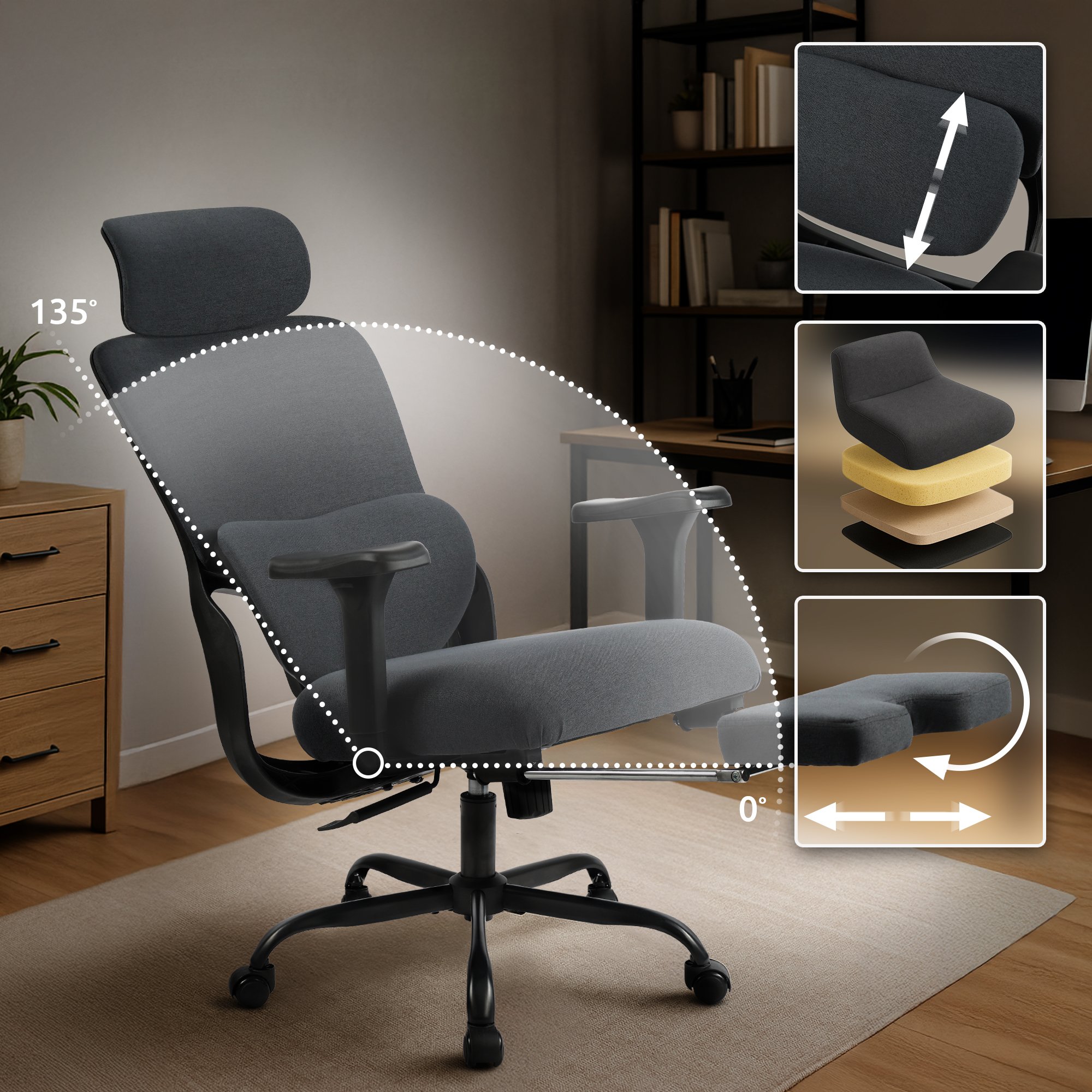 Silla de oficina Leesburg