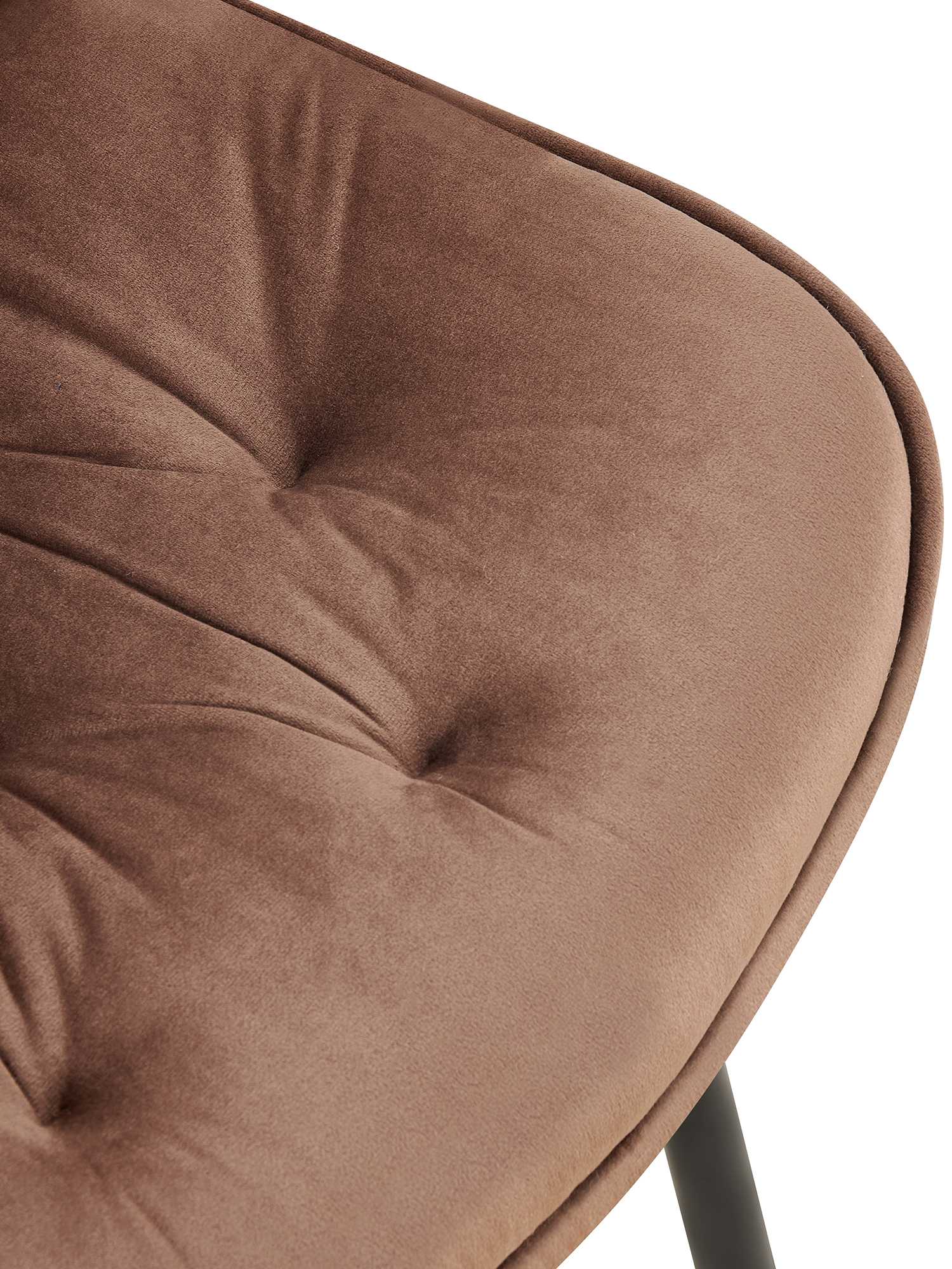 Silla de comedor Wallace de terciopelo