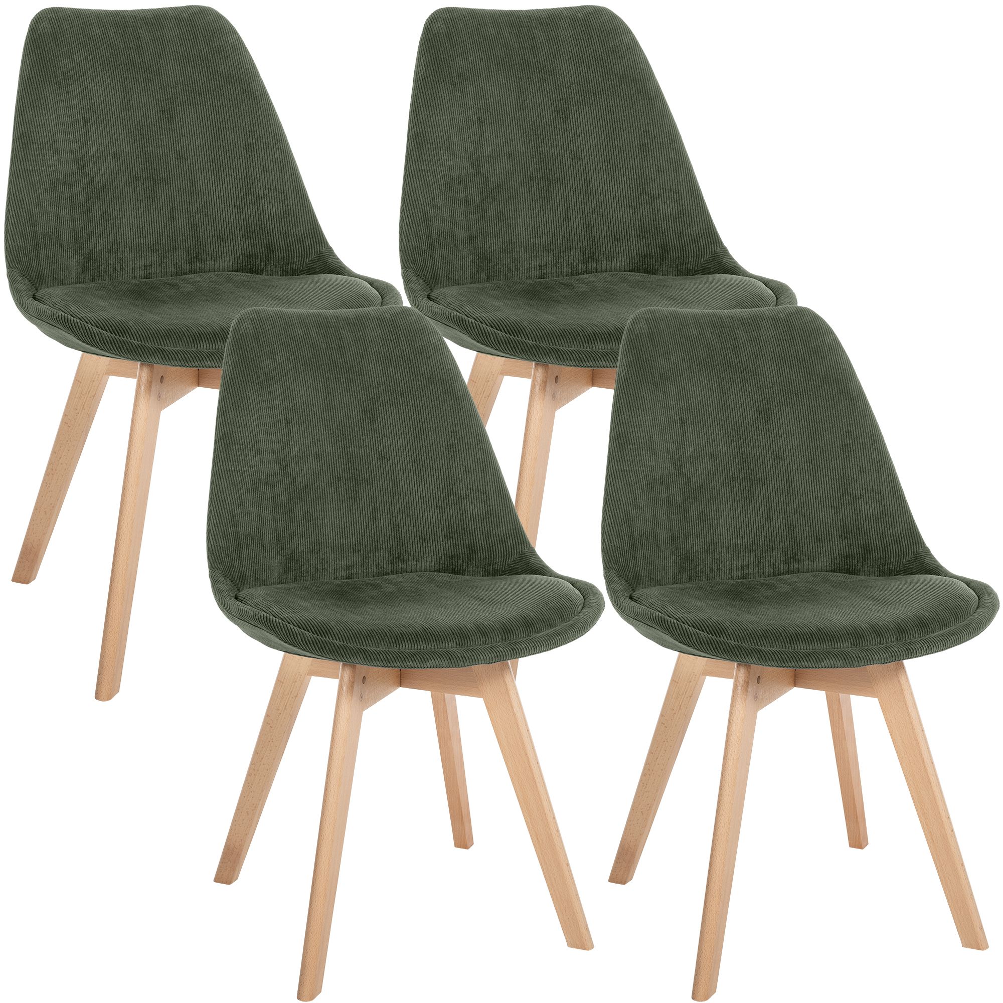 Juego de 4 sillas de comedor Linares