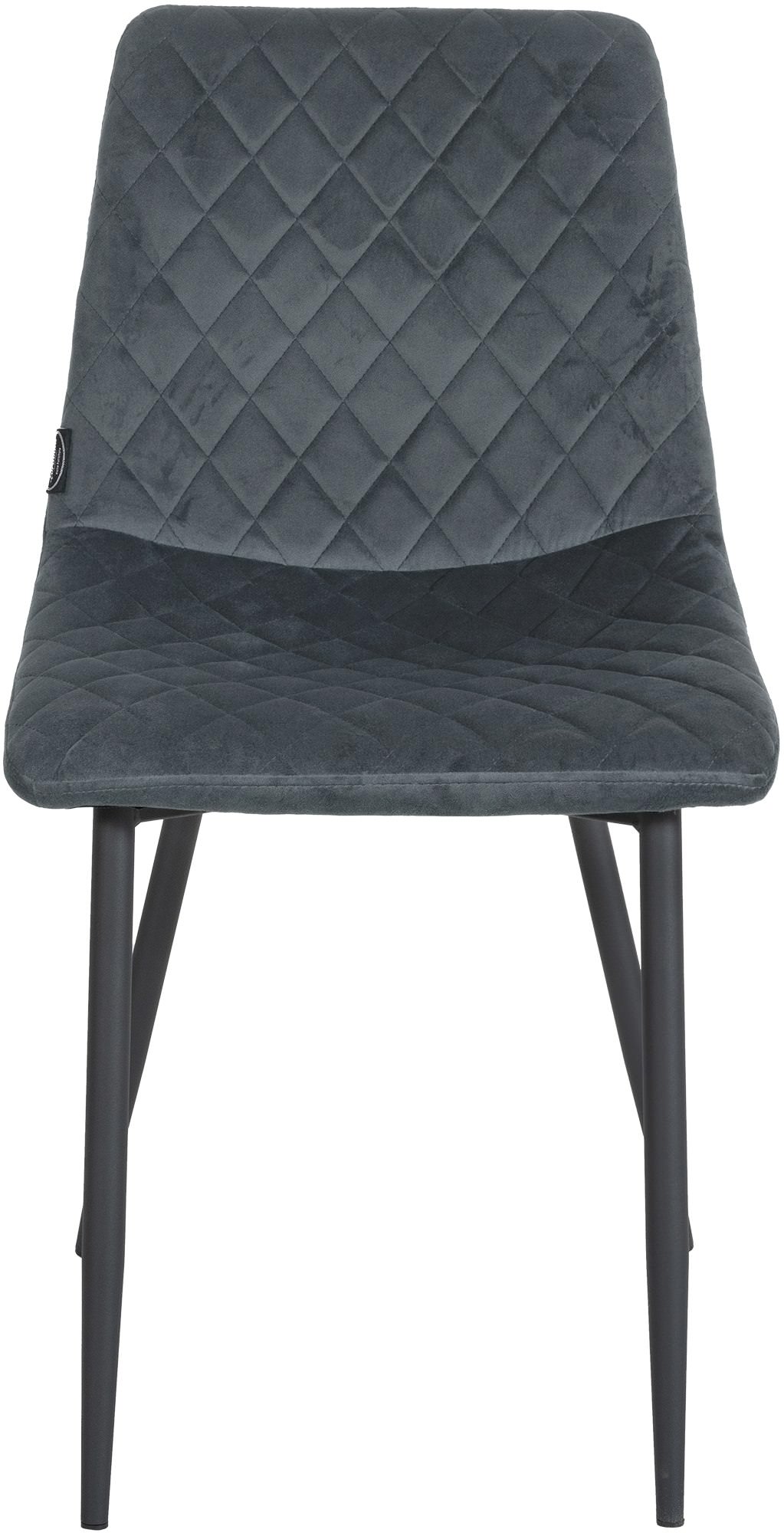 Set de 4 Sillas de comedor Telde en terciopelo