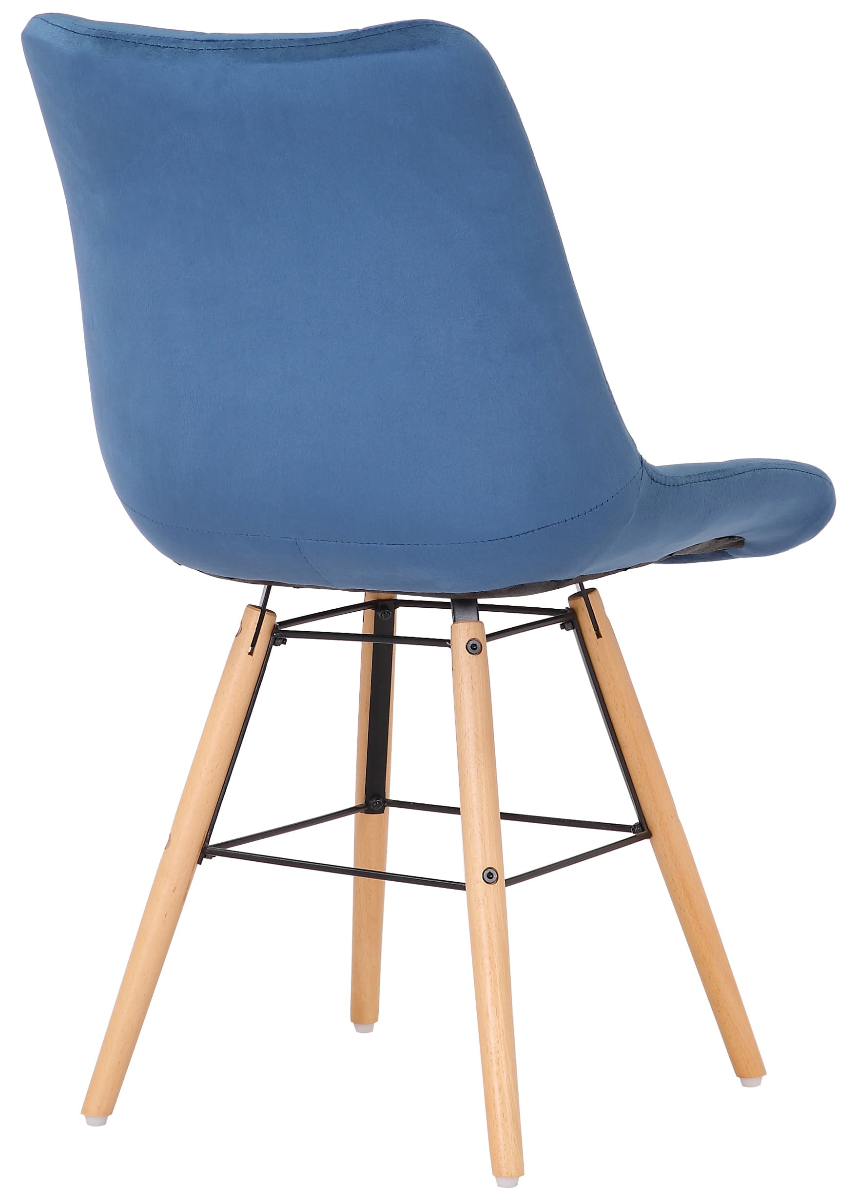 Set de 2 sillas de comedor Leni en terciopelo