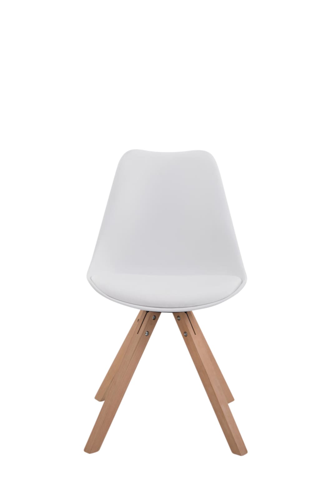 Set de 4 sillas para comedor Toulouse Square en polipiel