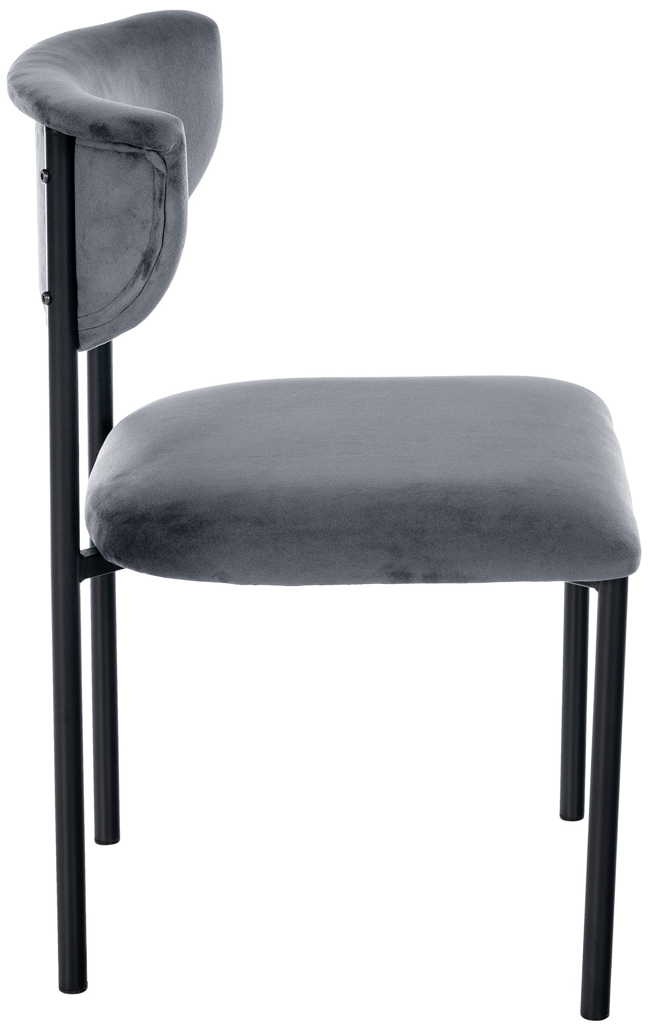 Juego de 2 sillas de comedor Gambell terciopelo