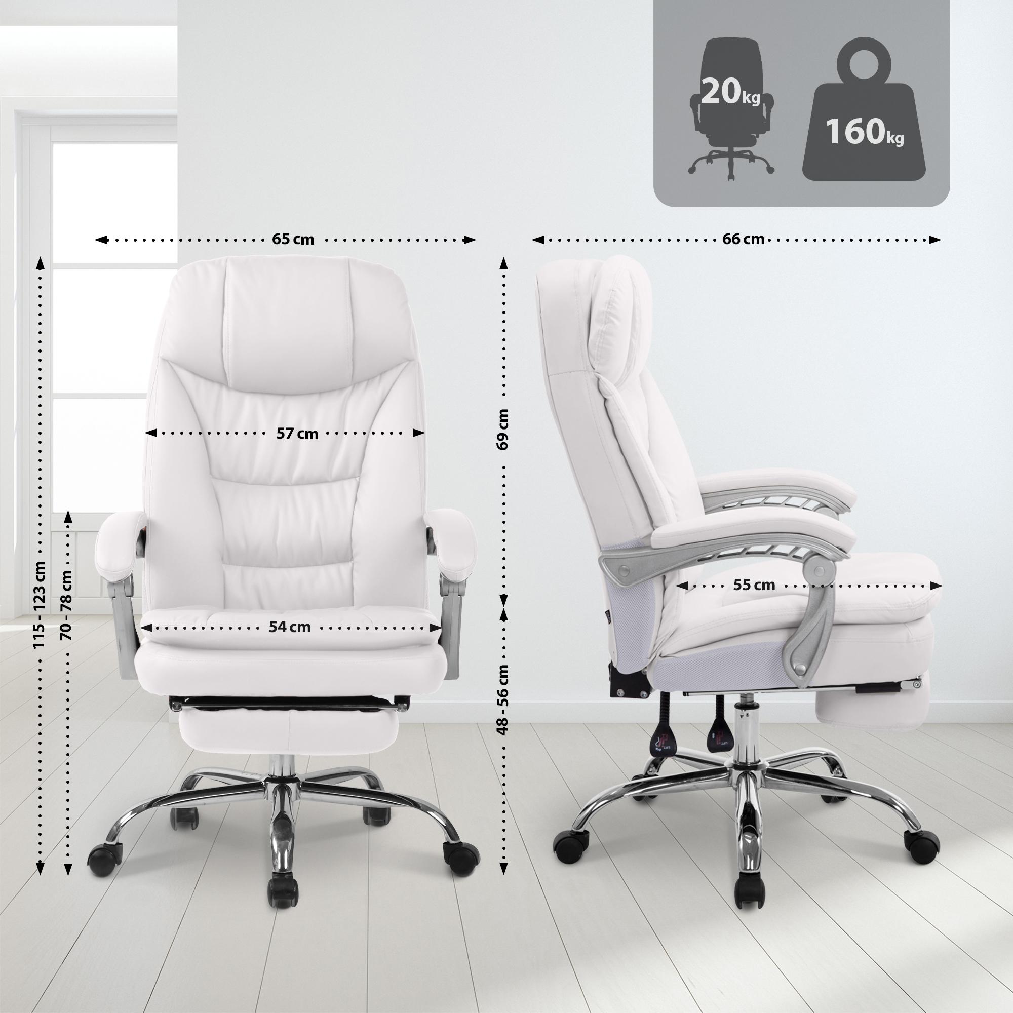 Silla de Oficina XL Troy Cuero Sintético