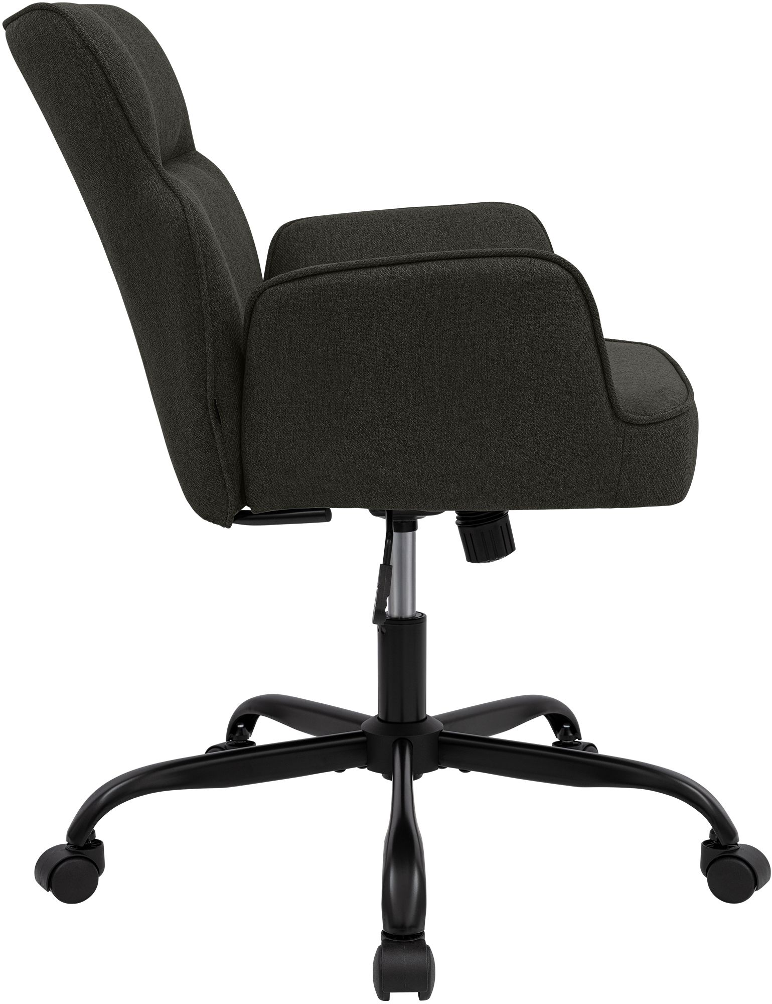 Silla de oficina Amado con tapizado en tela