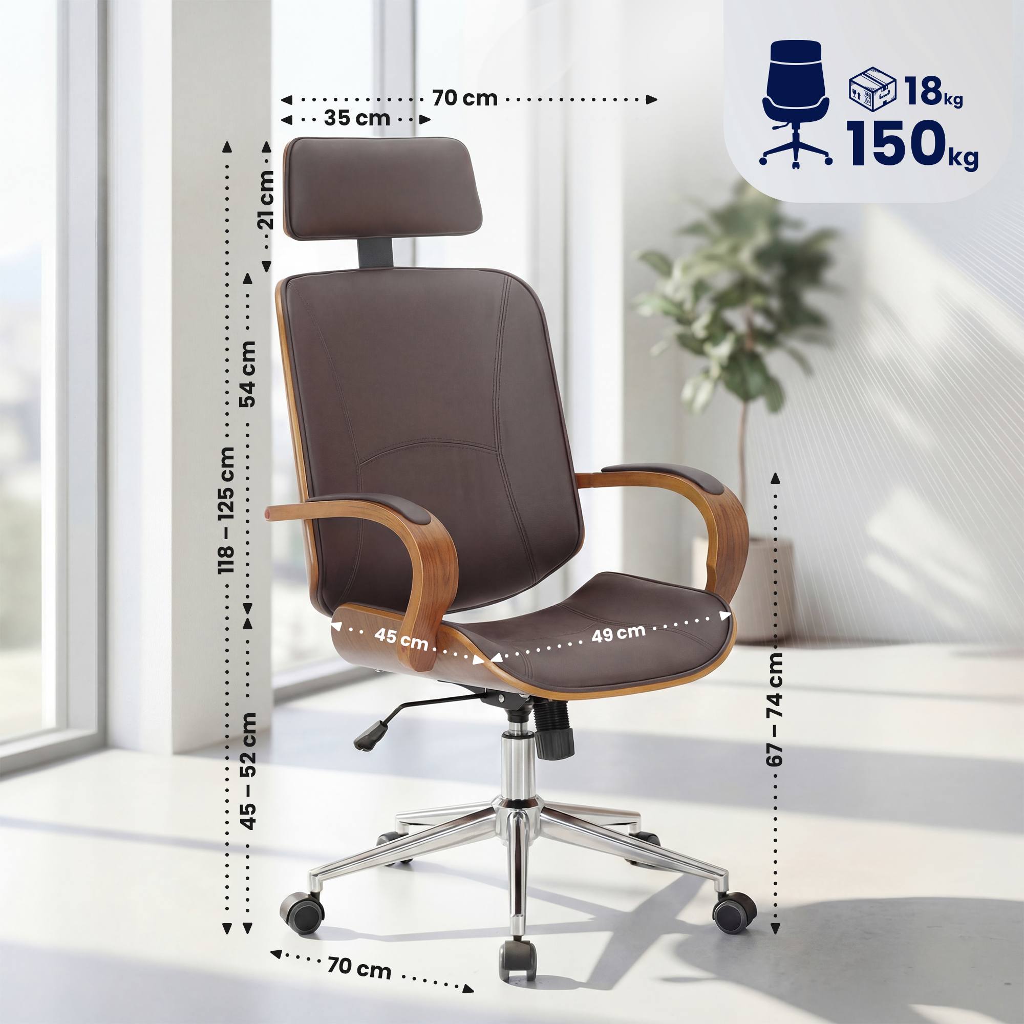 Silla de oficina Dayton