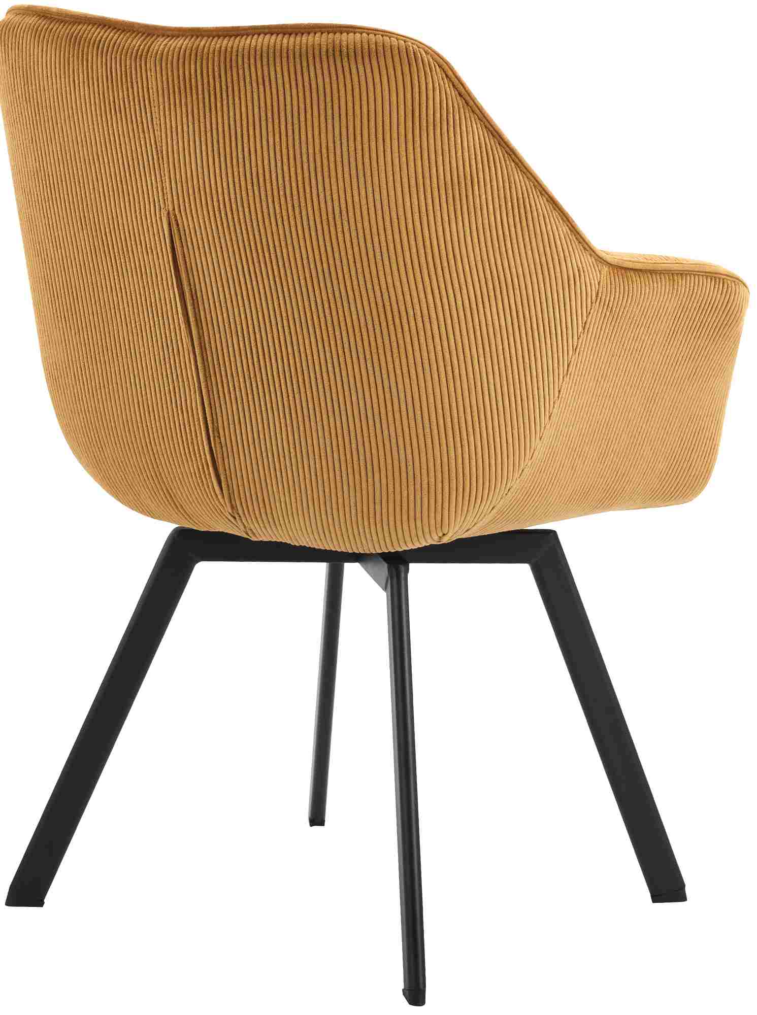 Silla de comedor Jordi con tapizado de pana