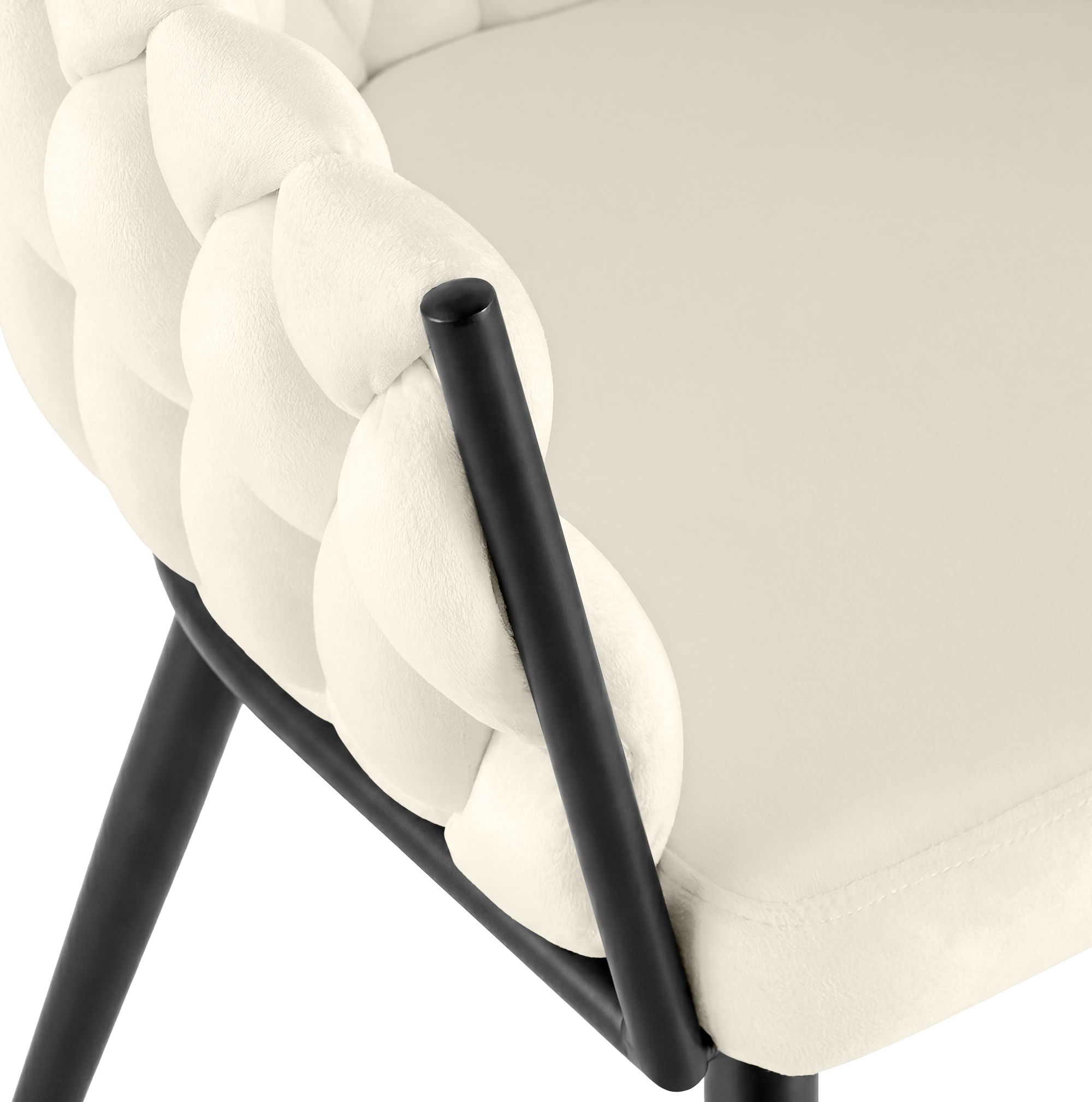 Silla de comedor Molise de terciopelo elegante y cómoda para tu hogar