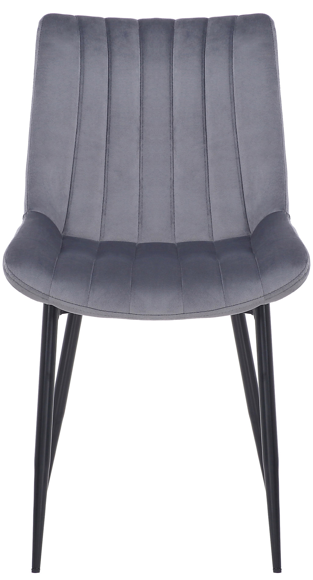 Set de 2 Sillas de comedor Rahden en terciopelo