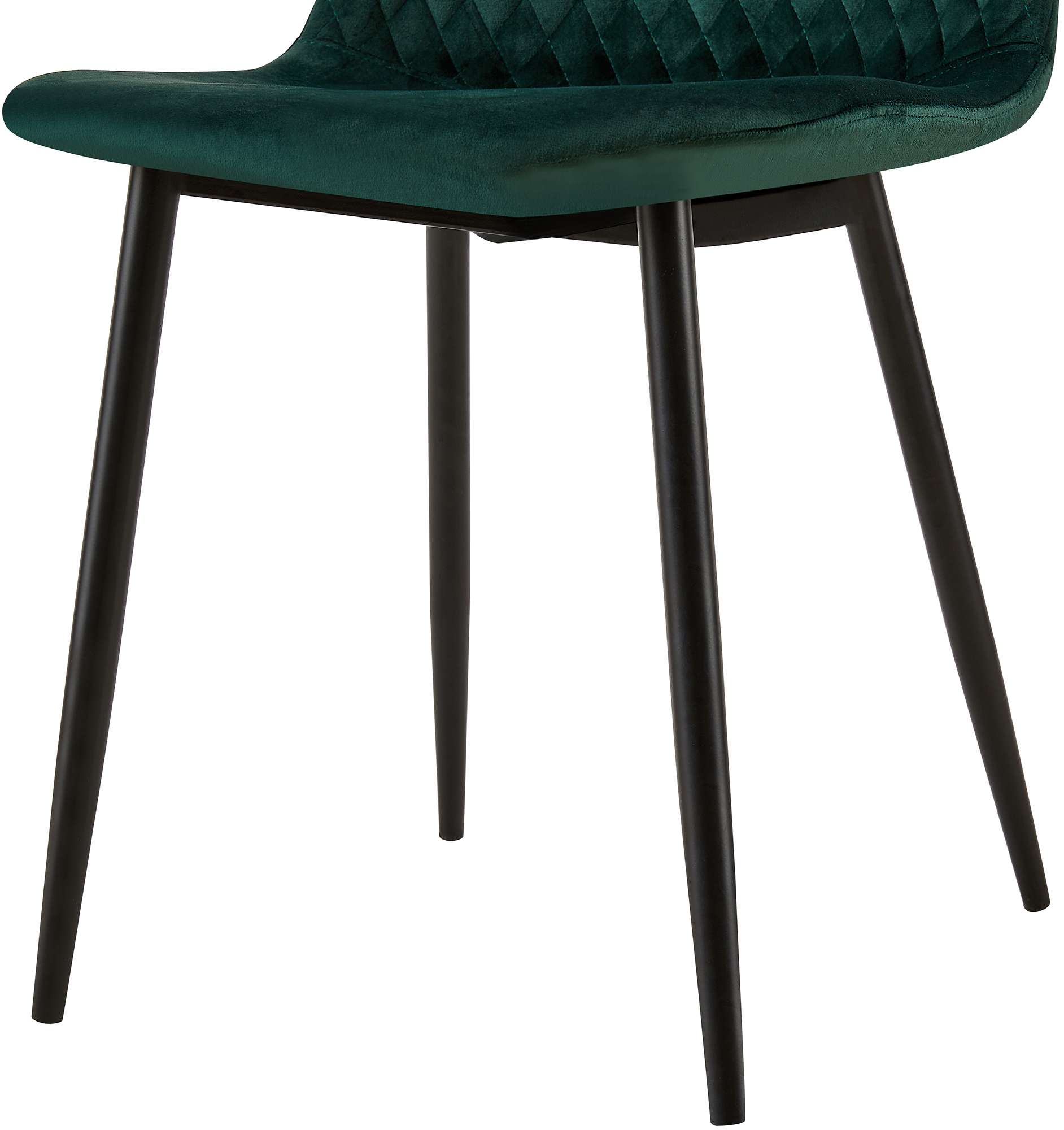 Set de 4 sillas de comedor Giverny en tela o terciopelo