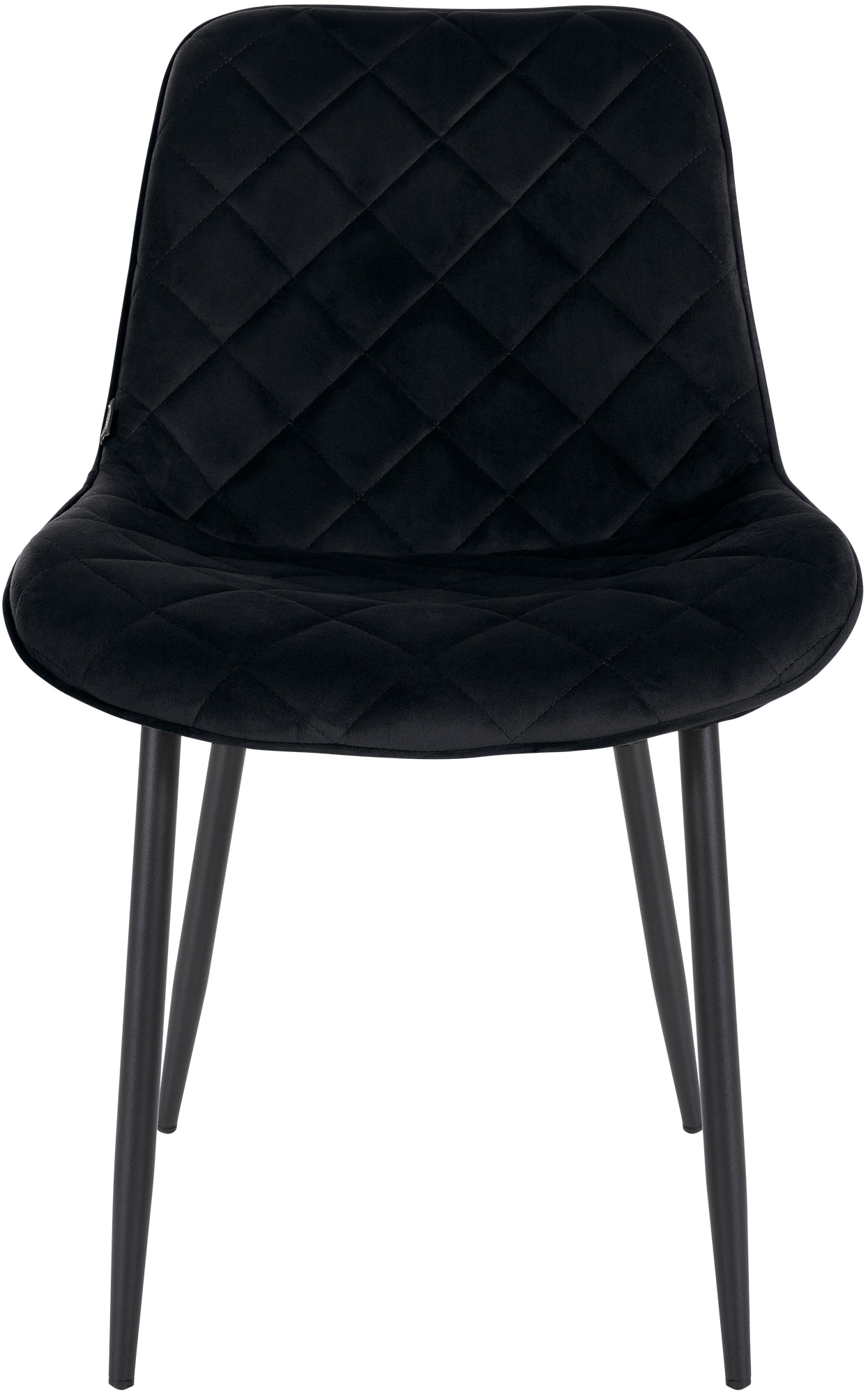 Set de 4 sillas de comedor Springs en terciopelo
