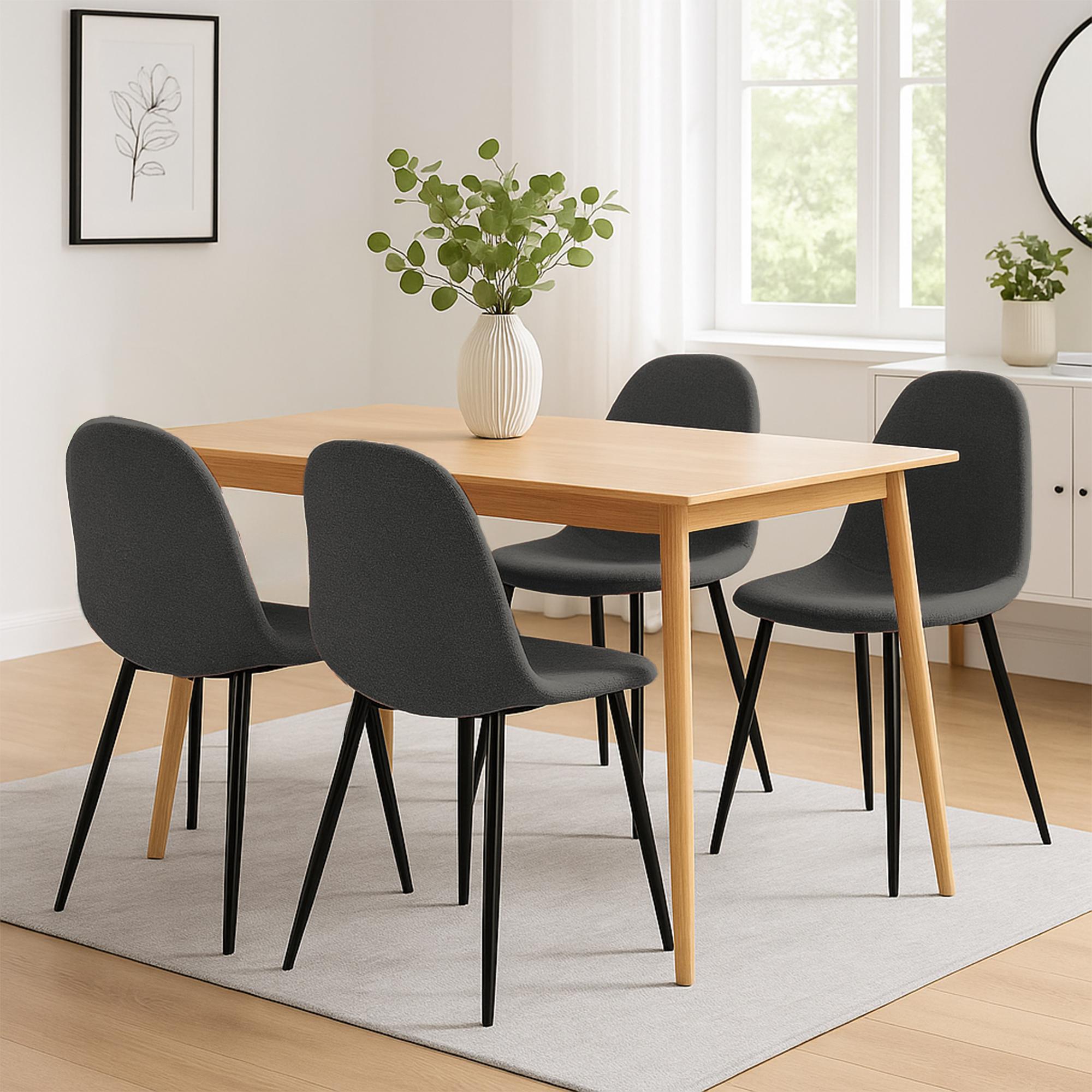 Conjunto de 4 sillas de comedor Napier