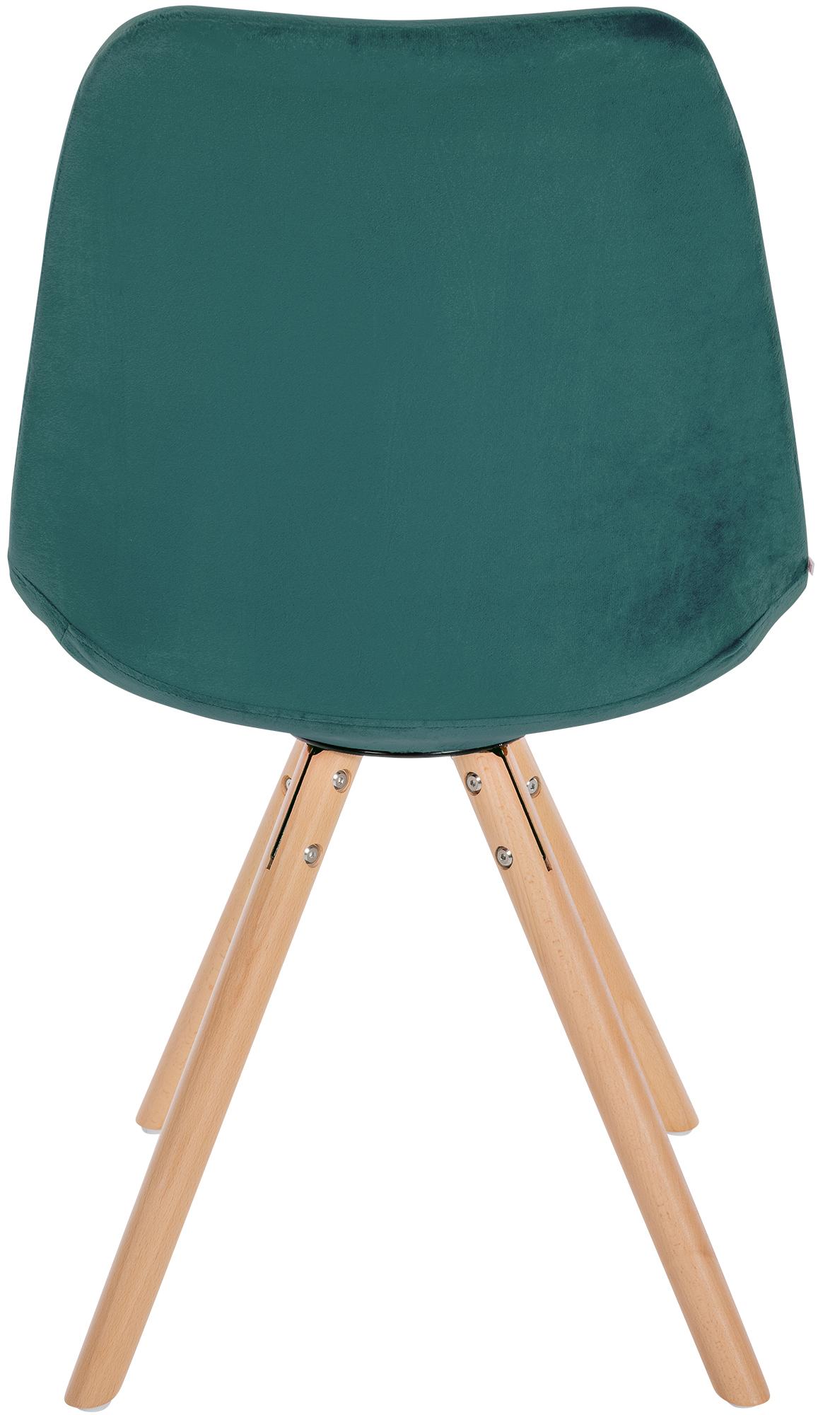 Pack de 4 sillas de salón Sofia en terciopelo