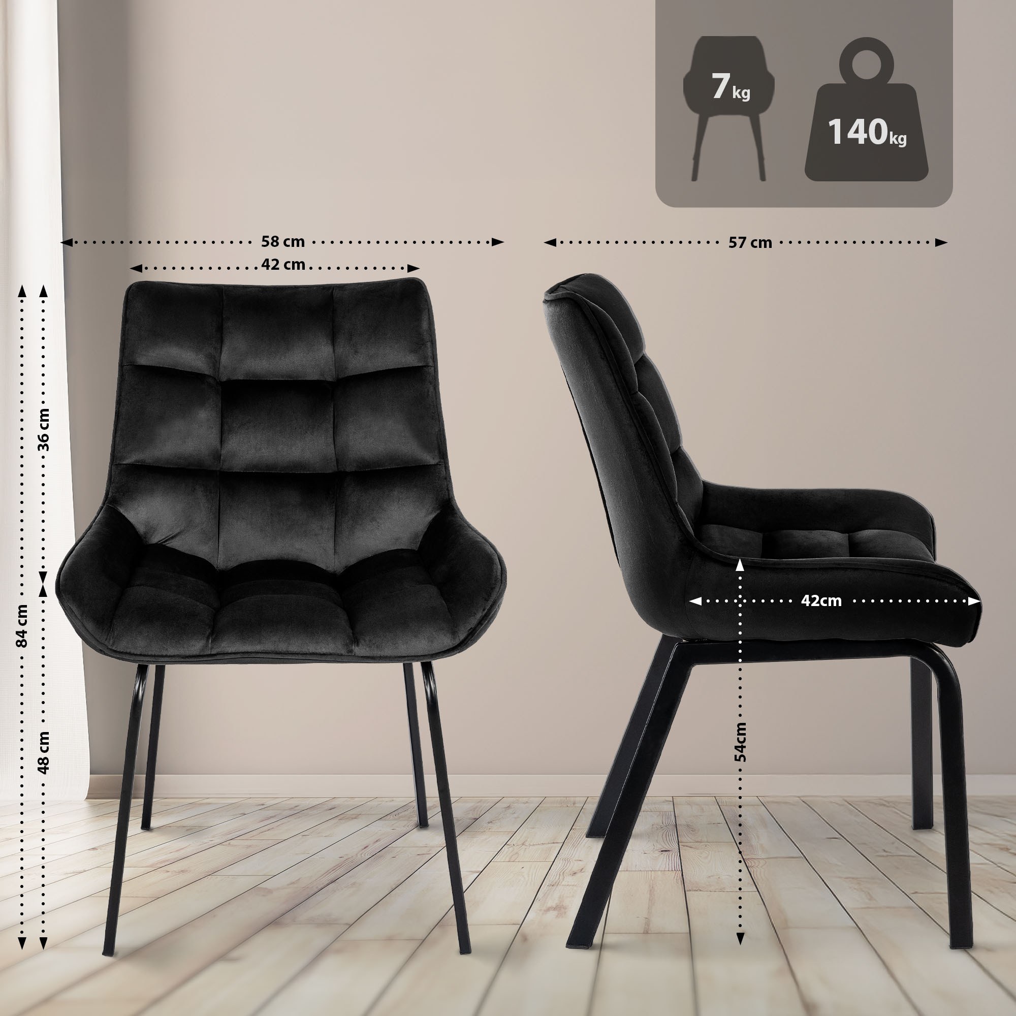 Silla de comedor Saranda