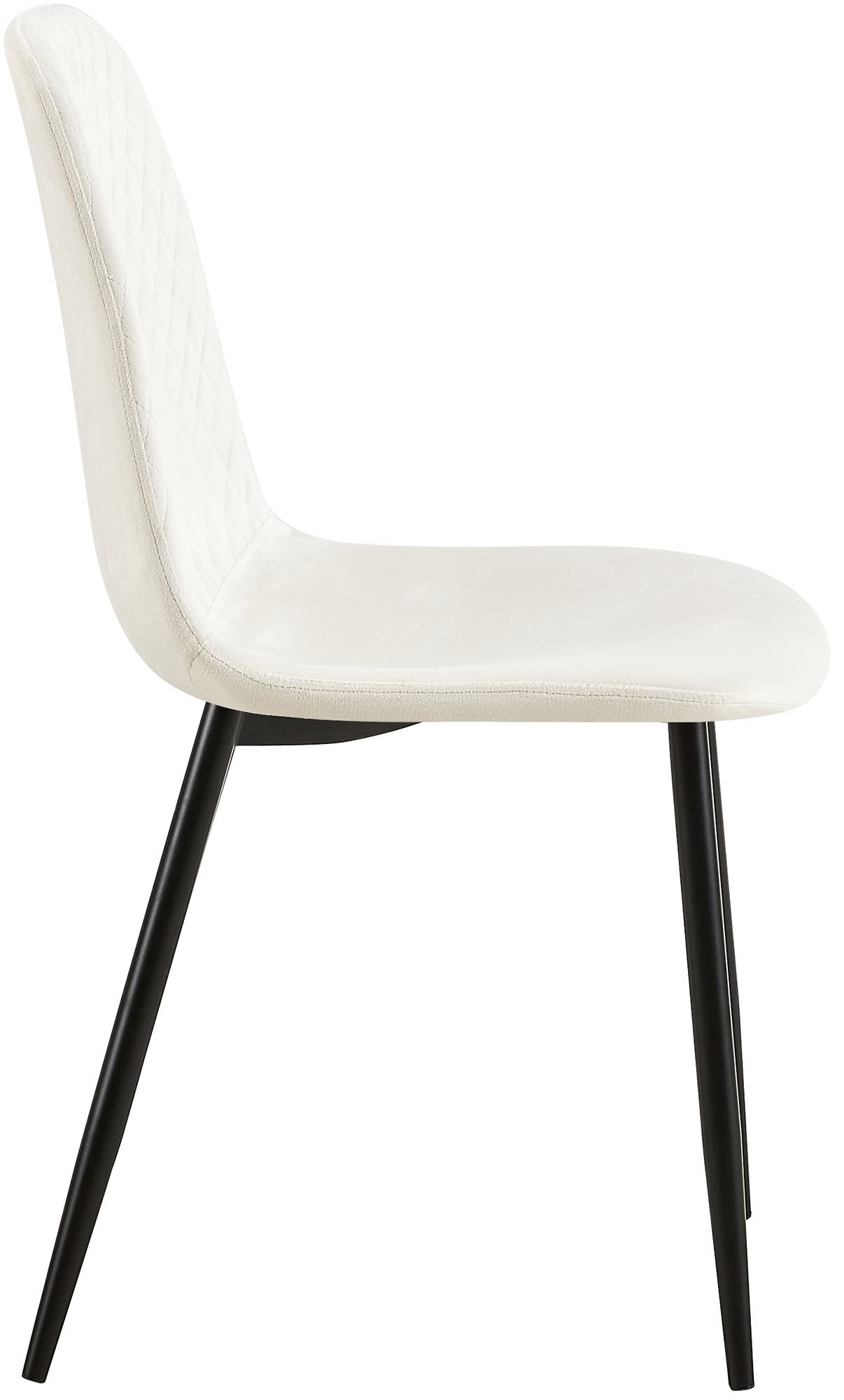 Set de 4 sillas de comedor Giverny en tela o terciopelo