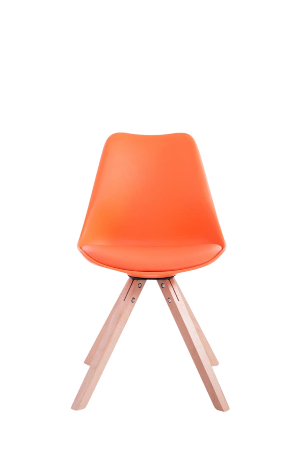 Set de 4 sillas para comedor Toulouse Square en polipiel