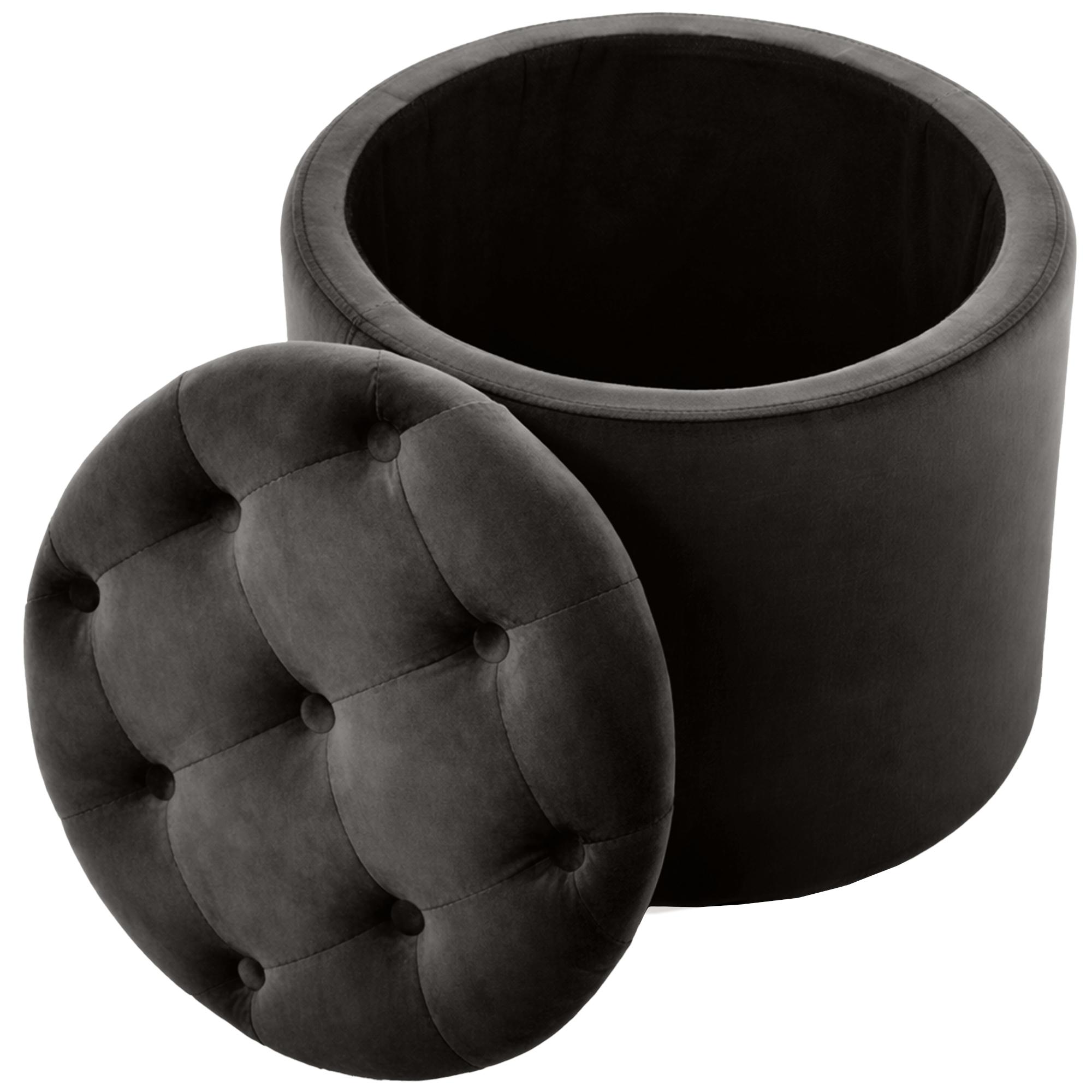 Taburete Pantin de terciopelo