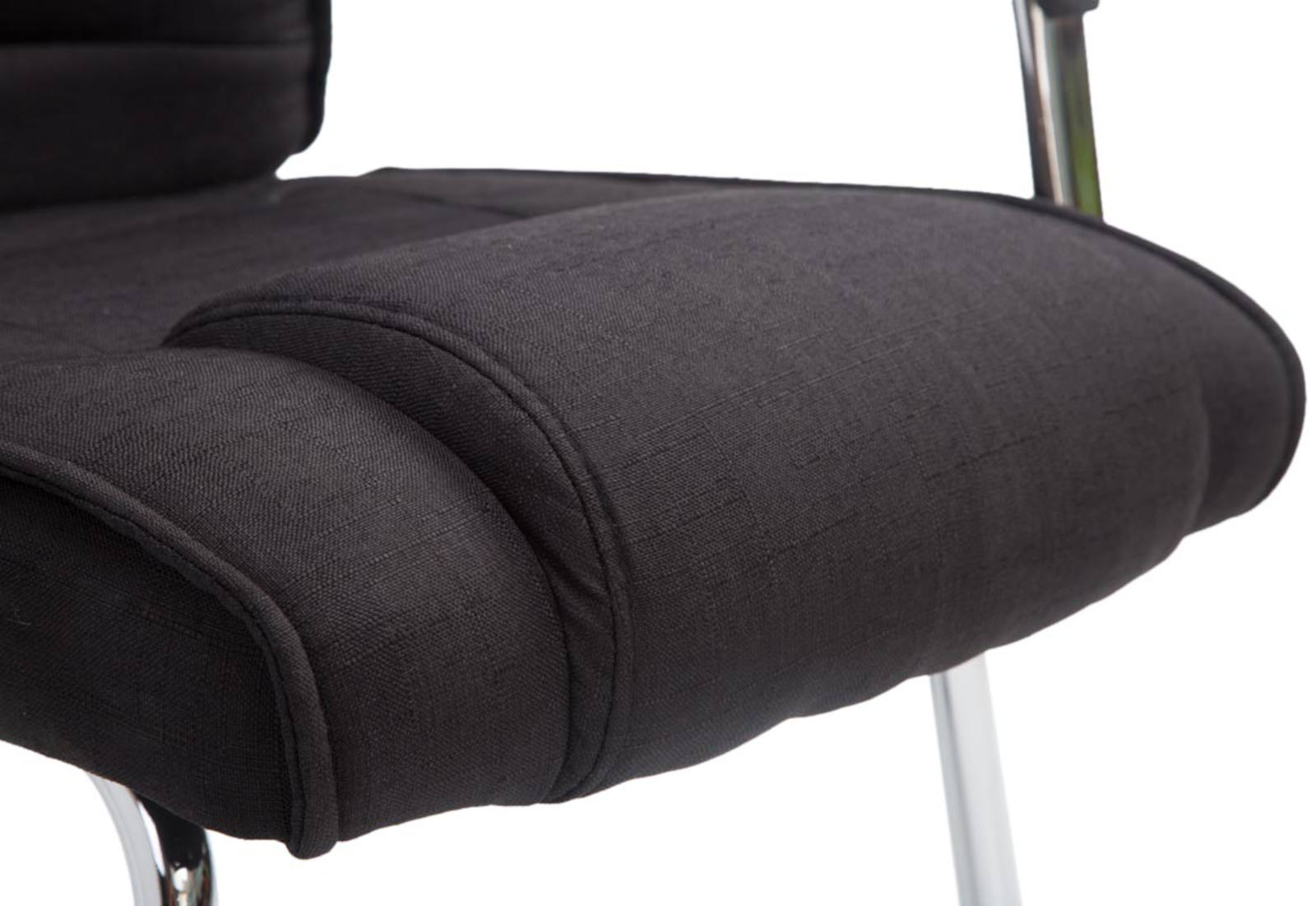 Set de 2 sillas cantilever XXL Attila en tela