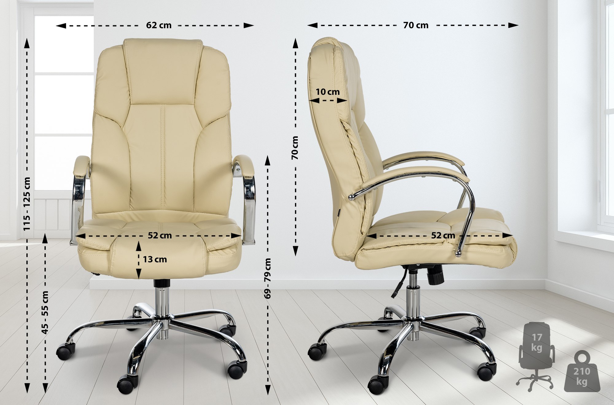 Silla De Oficina XXL Xanthos