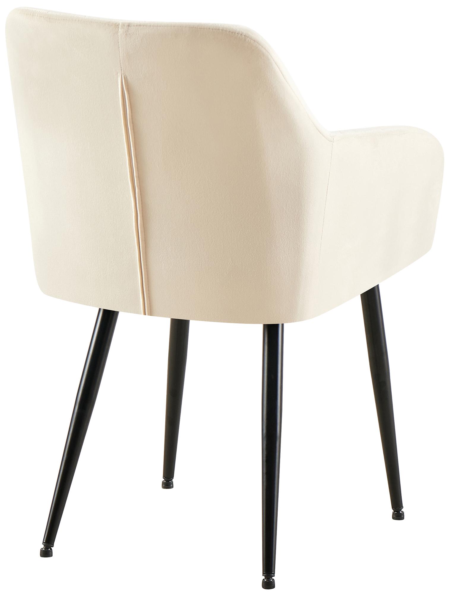 Silla de comedor Monett terciopelo