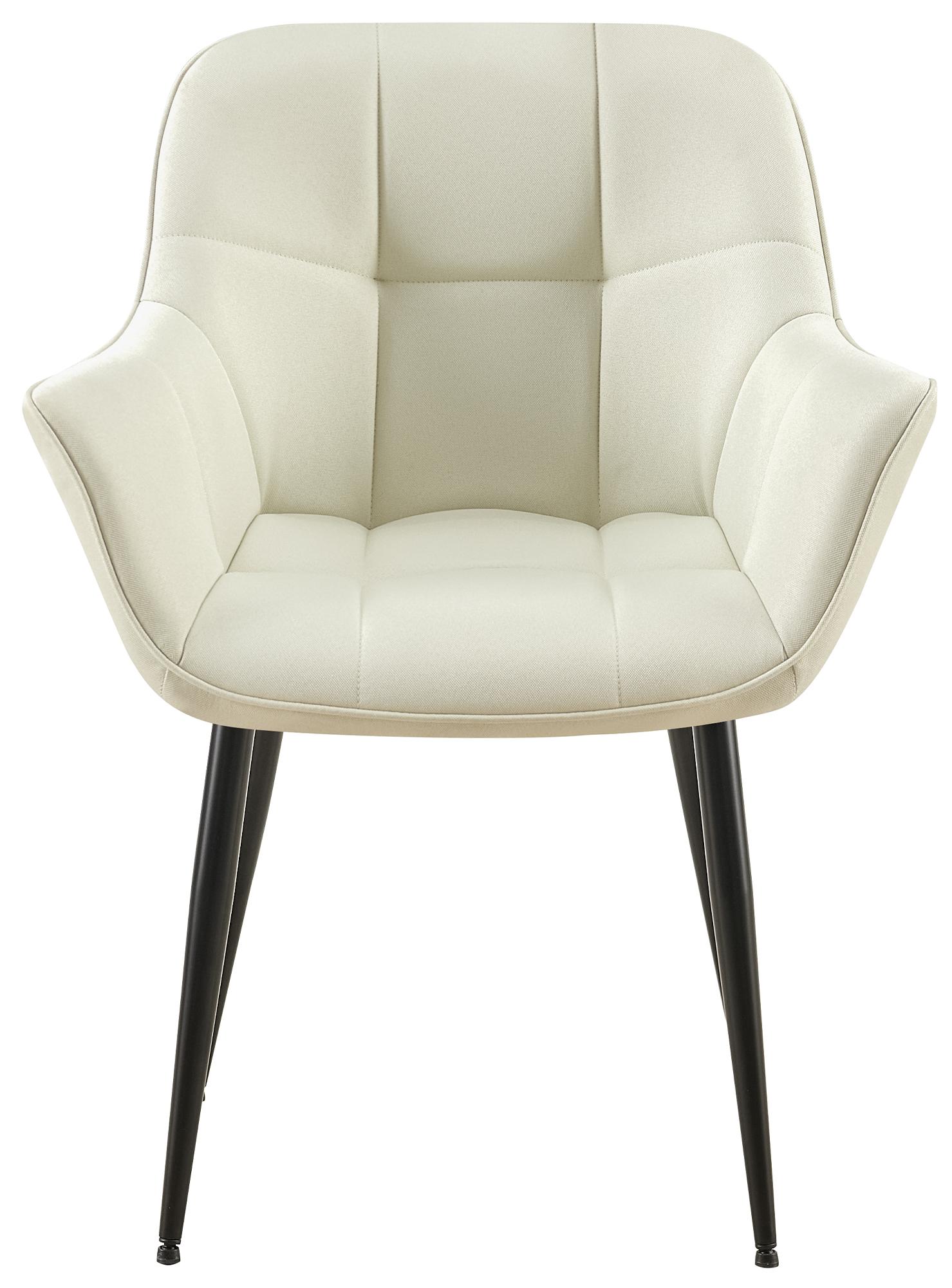 Silla de comedor Roseville en tela o polipiel